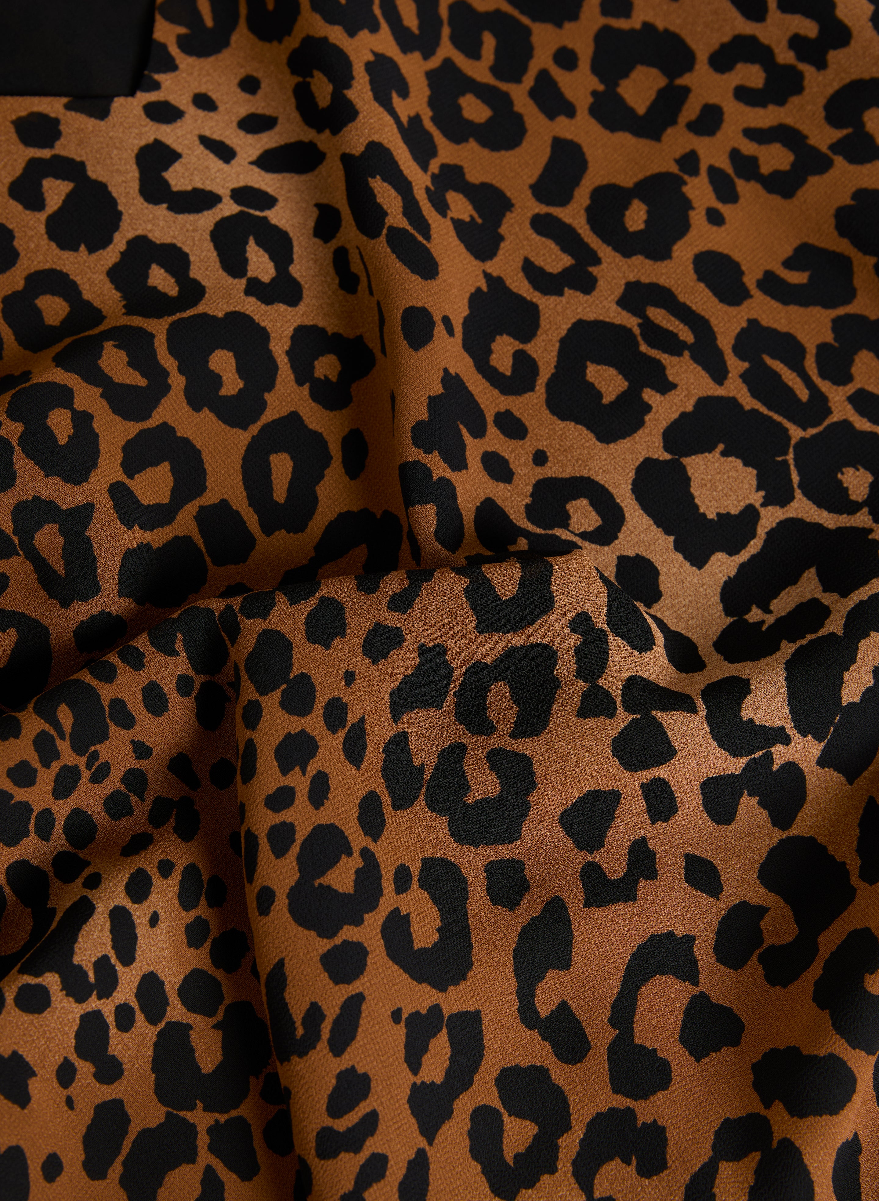 Leopard Print V-Neck Blouse - Image 7