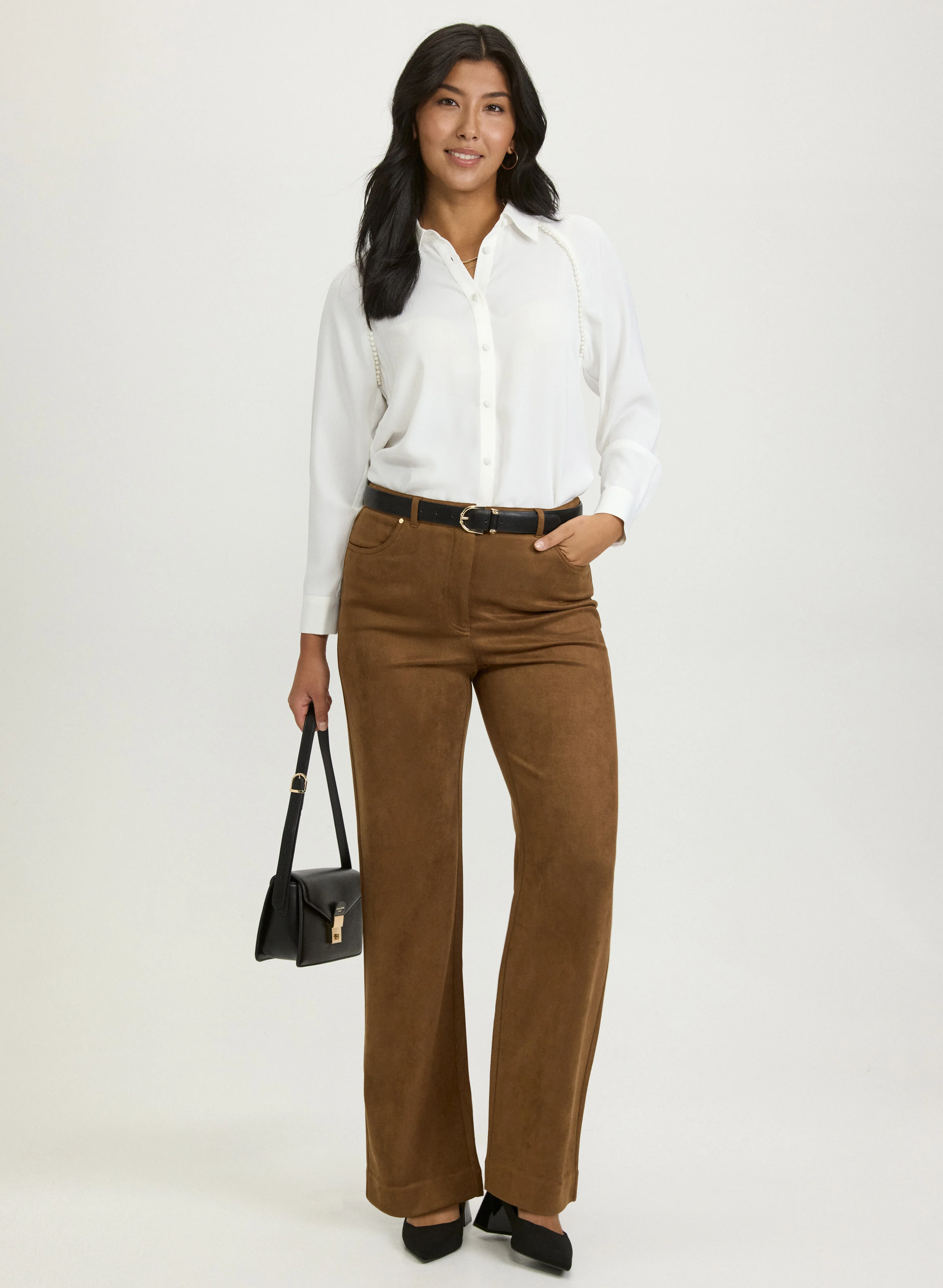 Lily Faux-Suede Pants - Image 3
