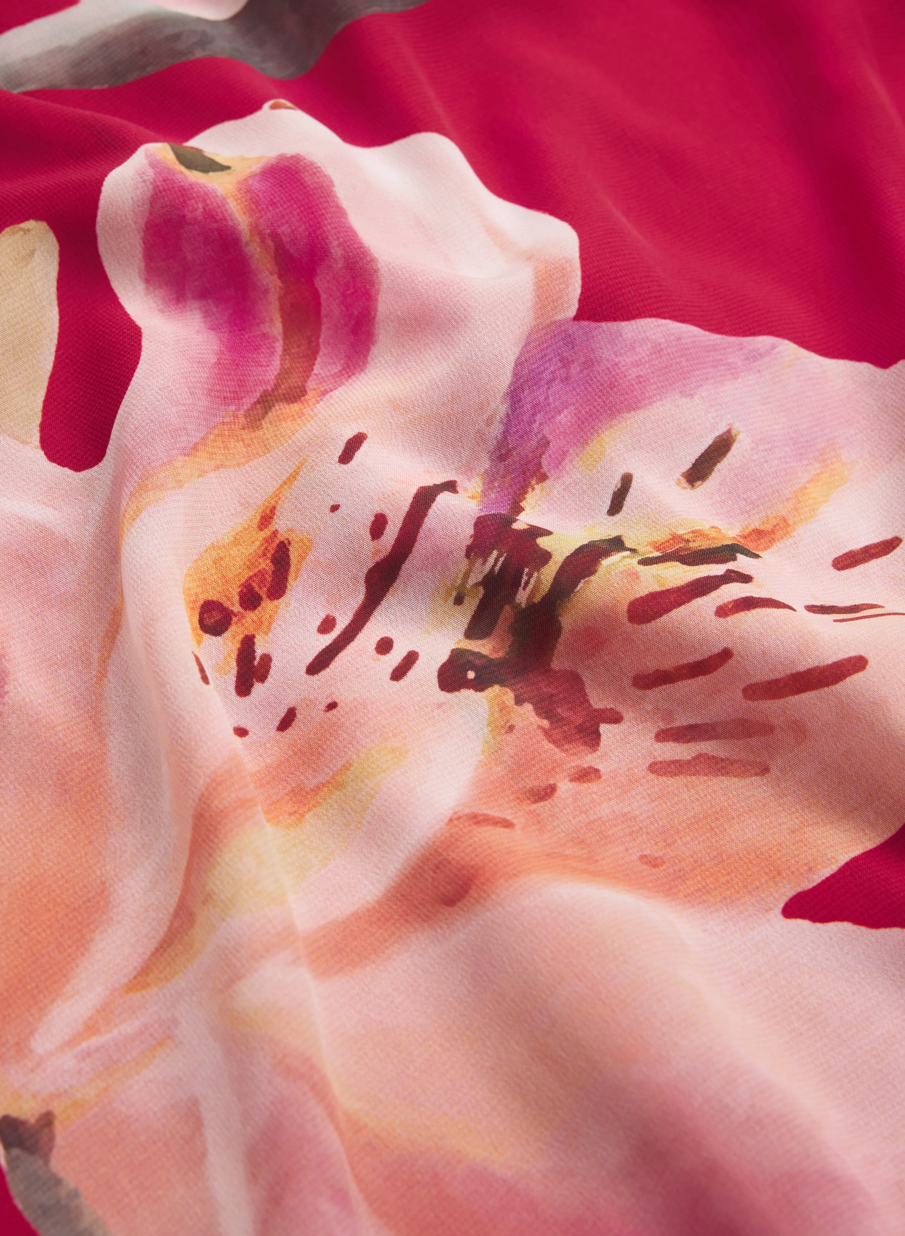 Lily Print Chiffon Dress - Image 7