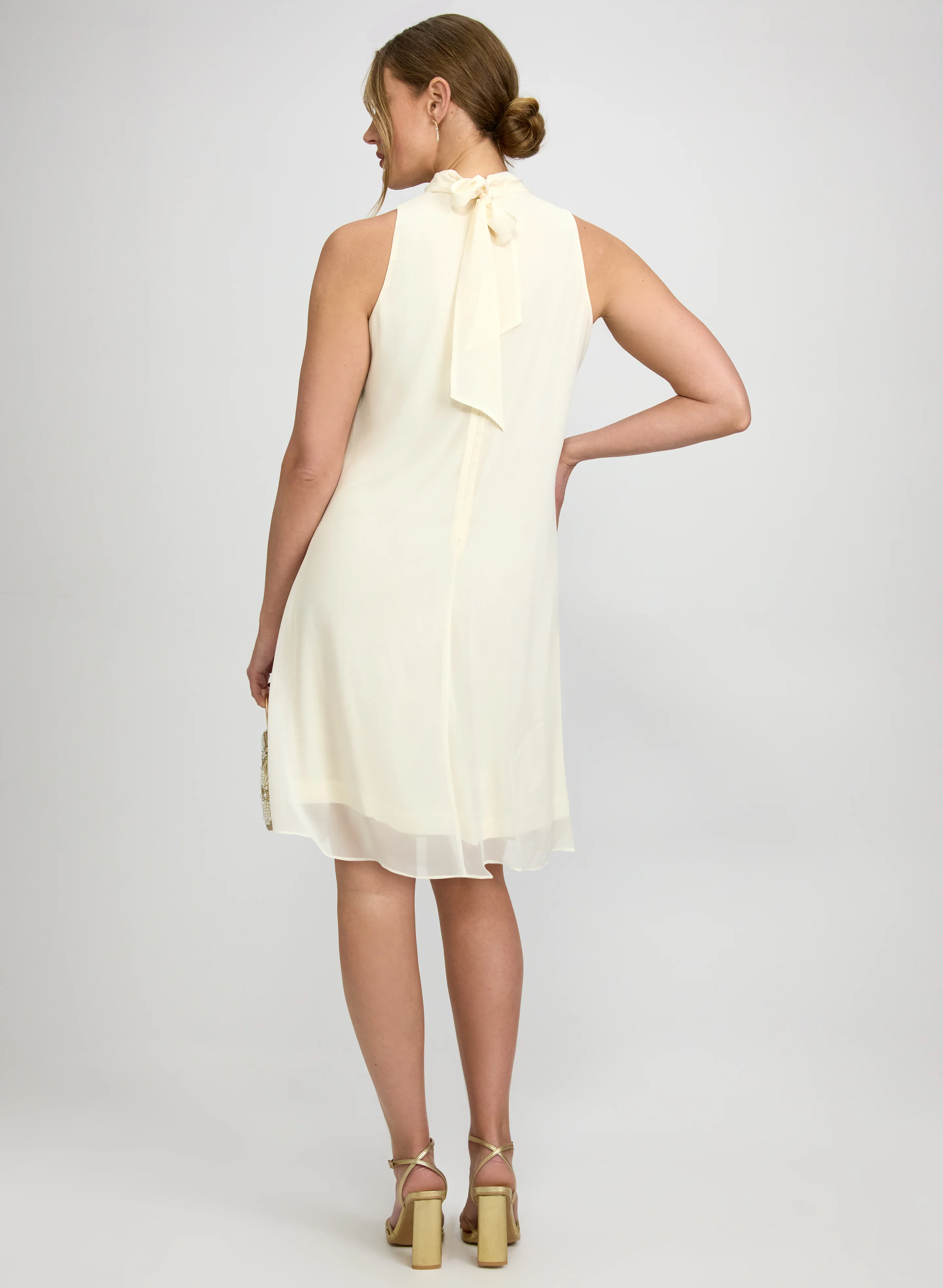 Lily Print Chiffon Dress - Image 2