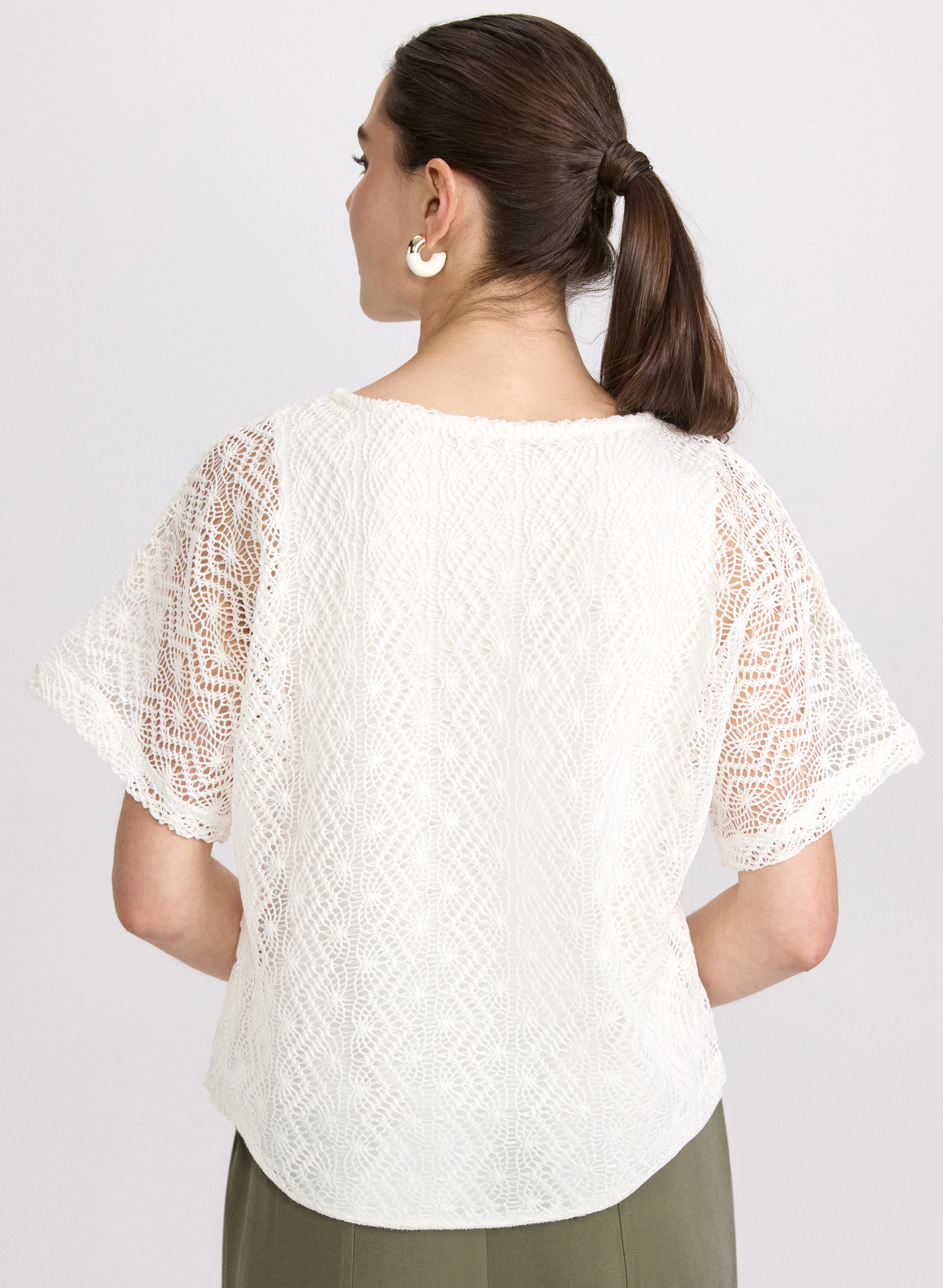 Lined Crochet Top - Image 4