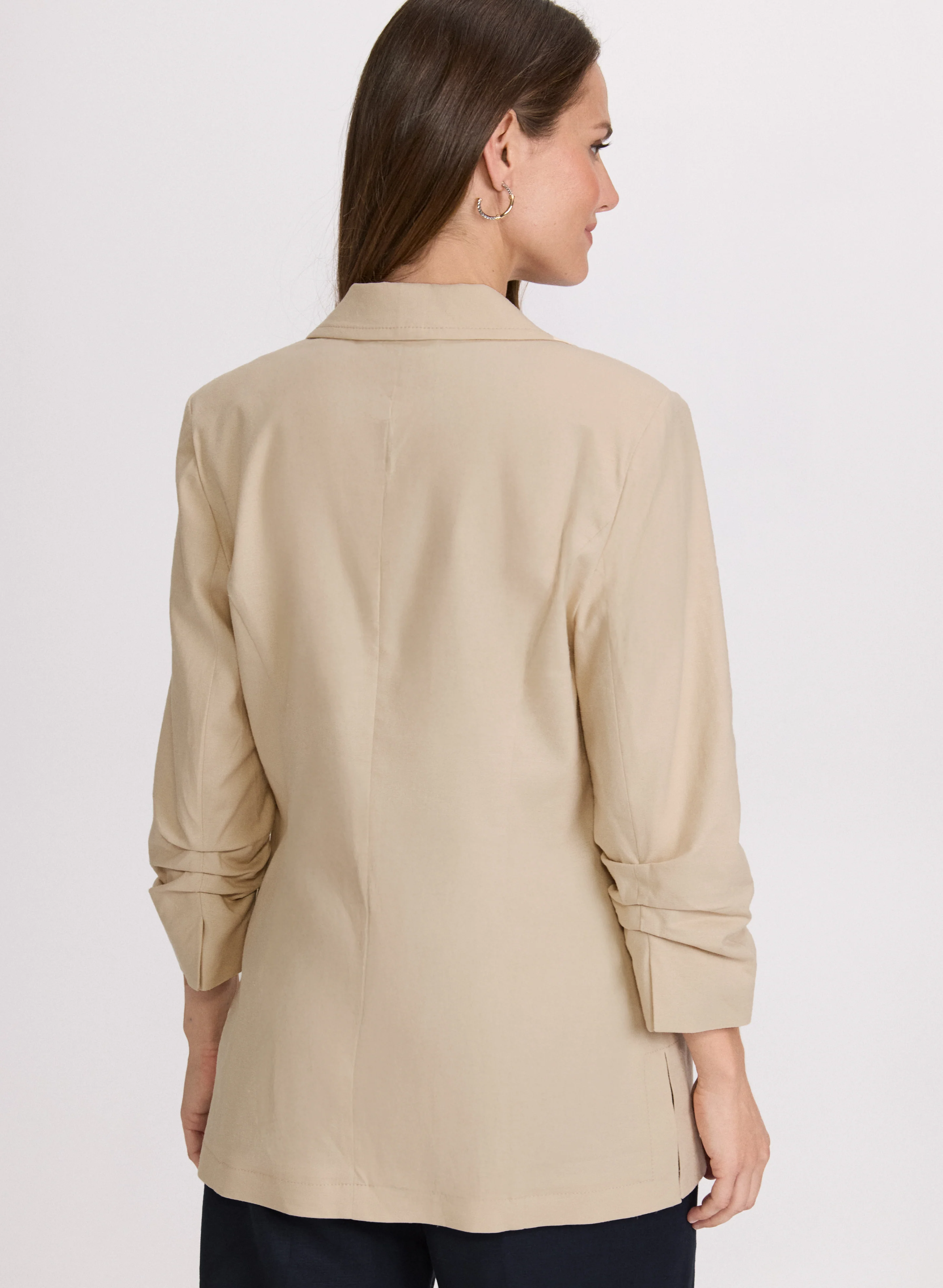 Linen-Blend Blazer - Image 5