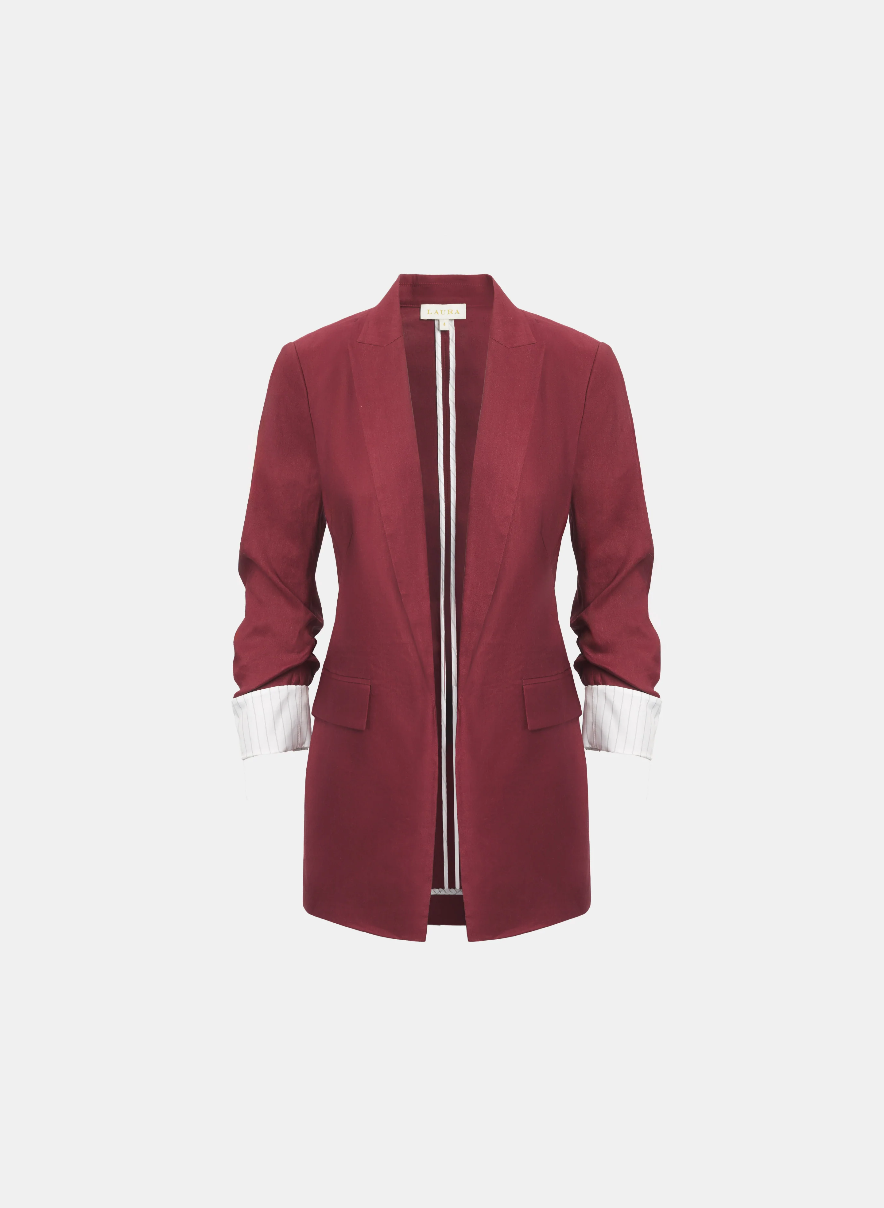 Linen-Blend Blazer - Image 6
