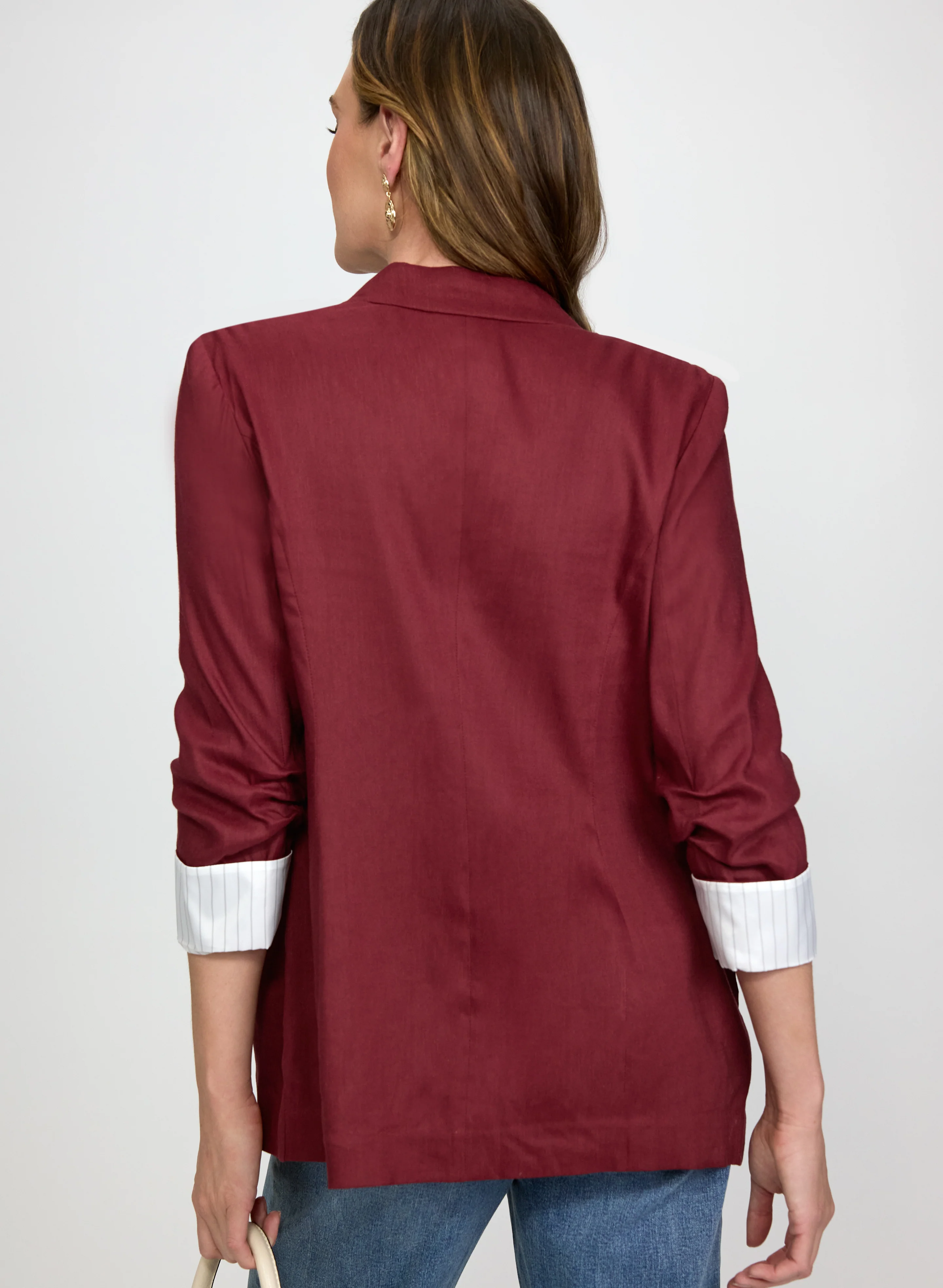 Linen-Blend Blazer - Image 8