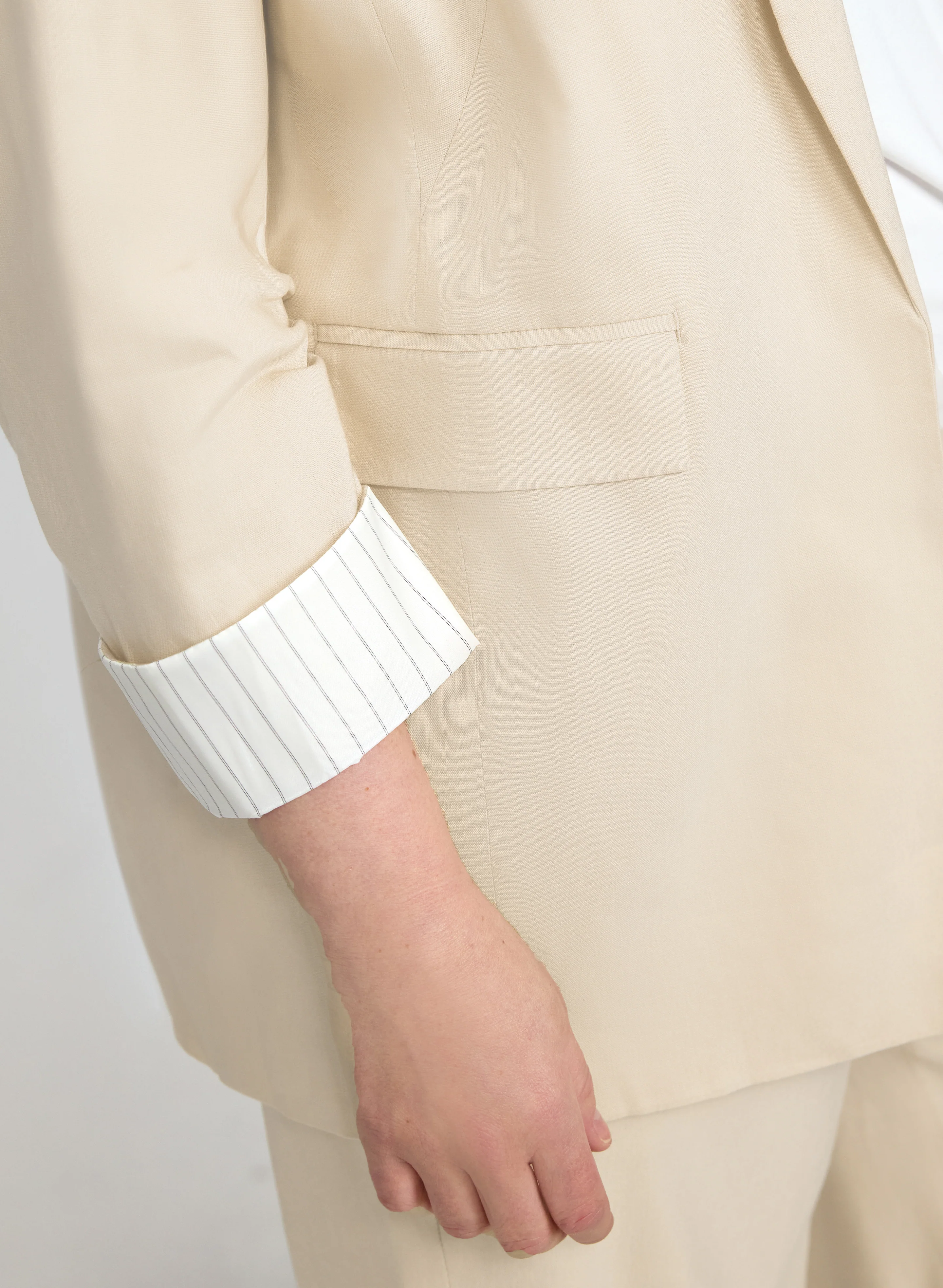 Linen-Blend Blazer - Image 5