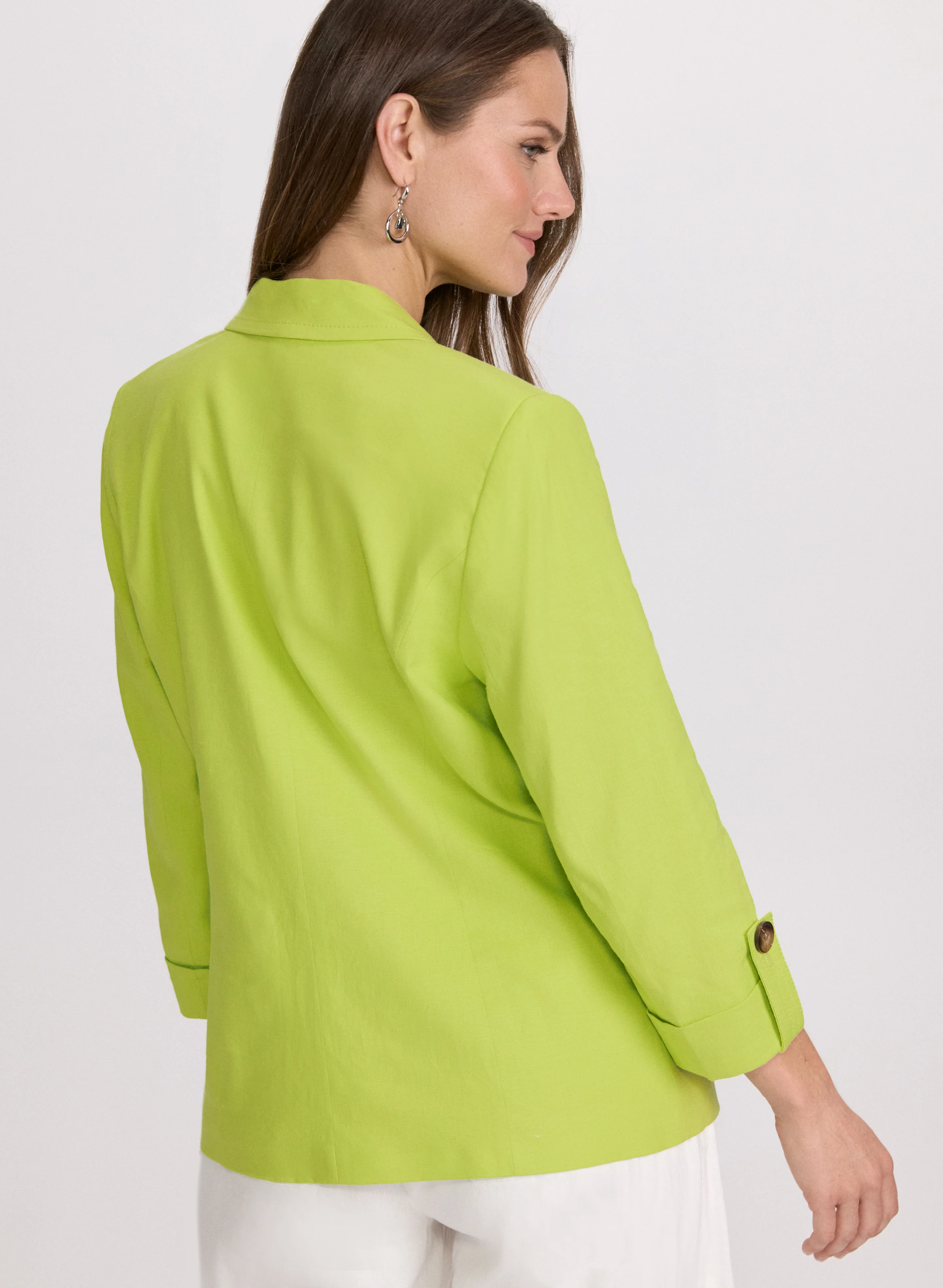 Linen-Blend Blazer - Image 5
