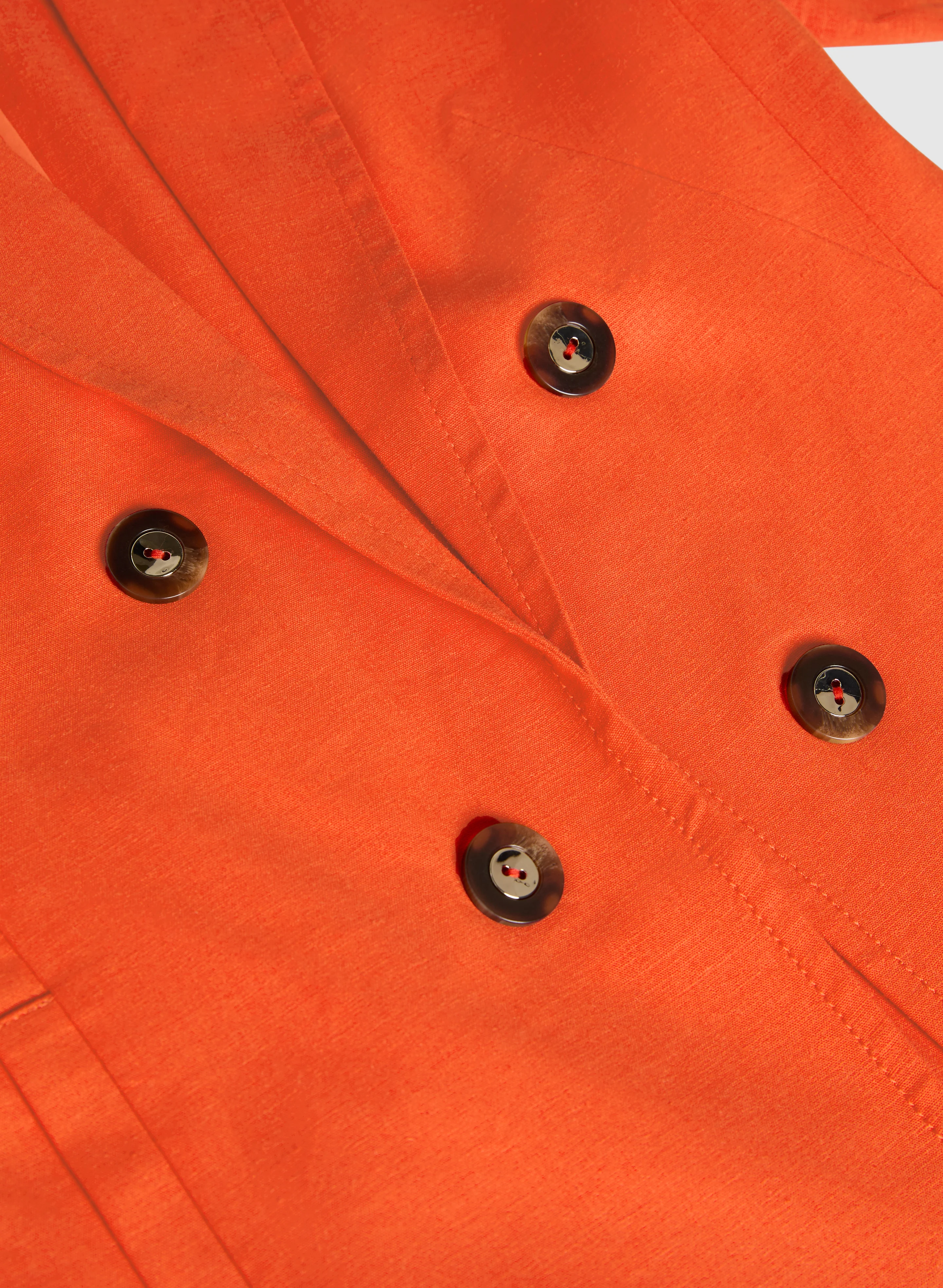 Linen-Blend Blazer - Image 7