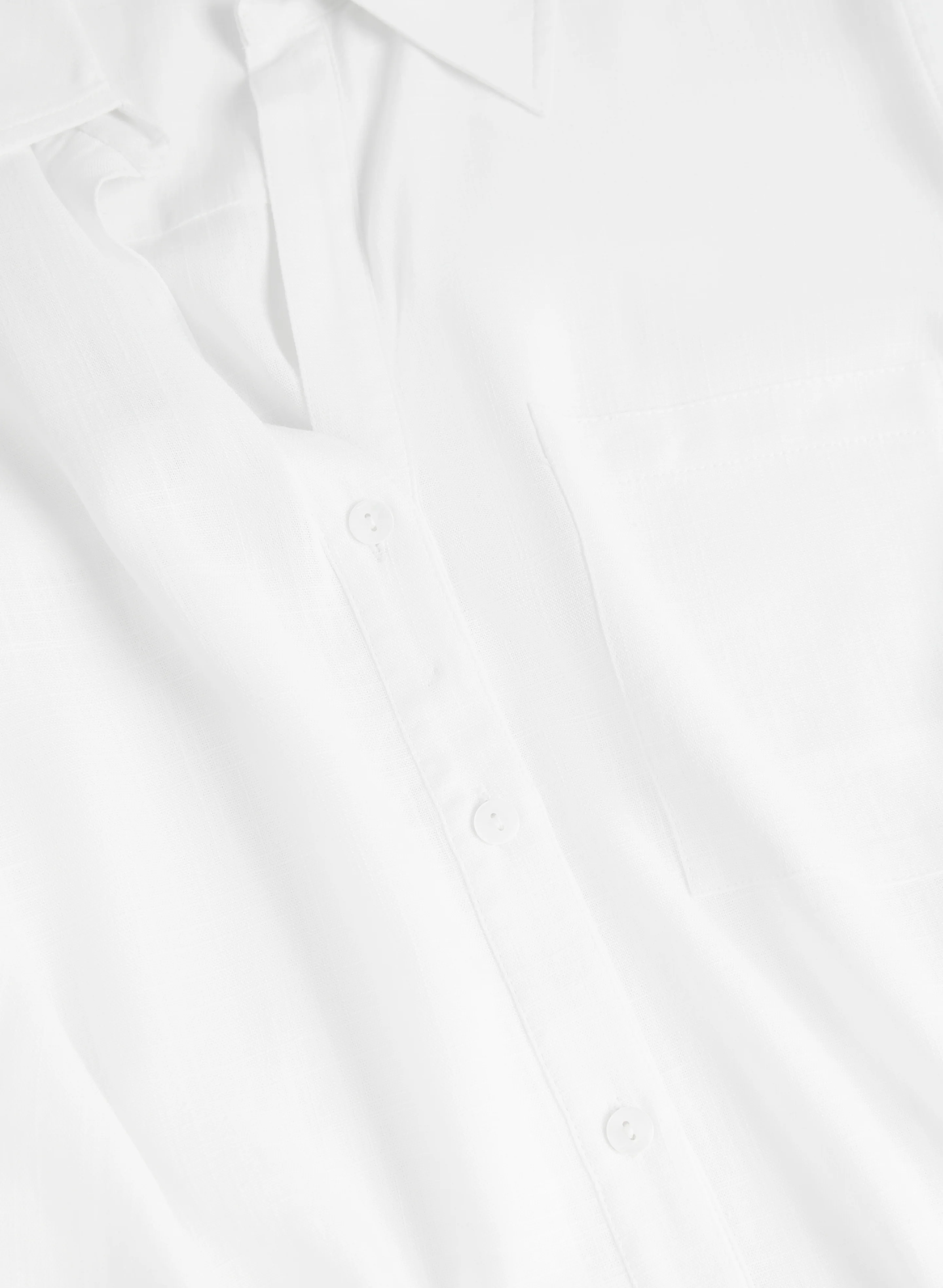 Linen Blend Button-Down Tunic - Image 7
