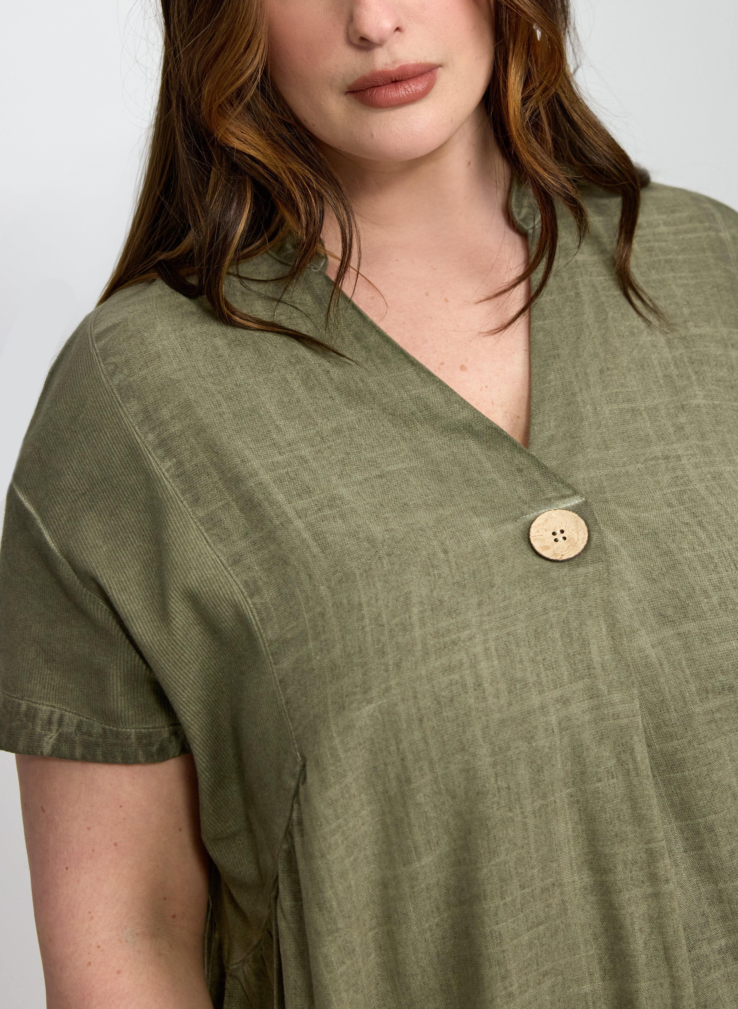 Linen-Blend Pocket Dress - Image 5