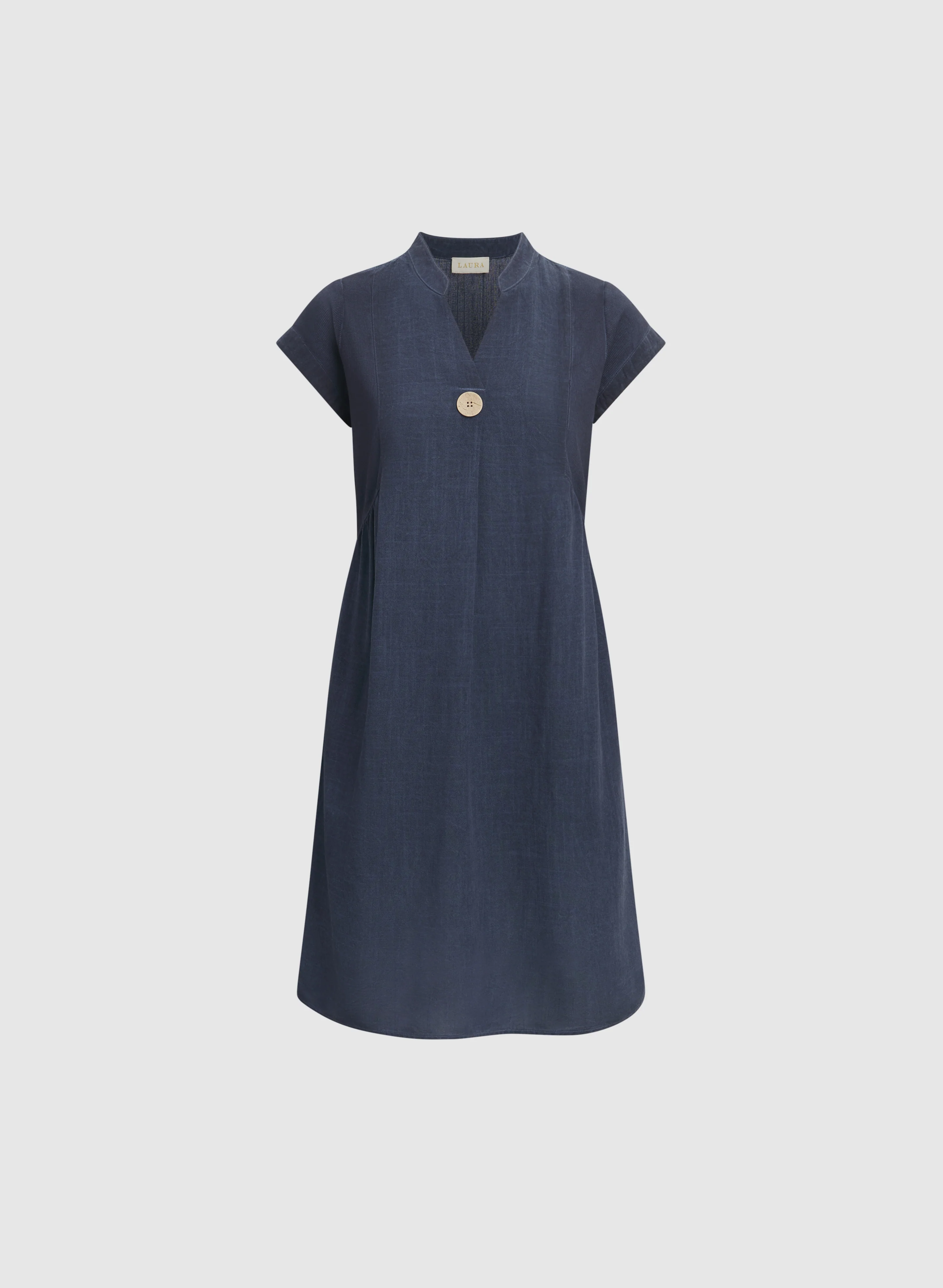 Linen-Blend Pocket Dress - Image 6