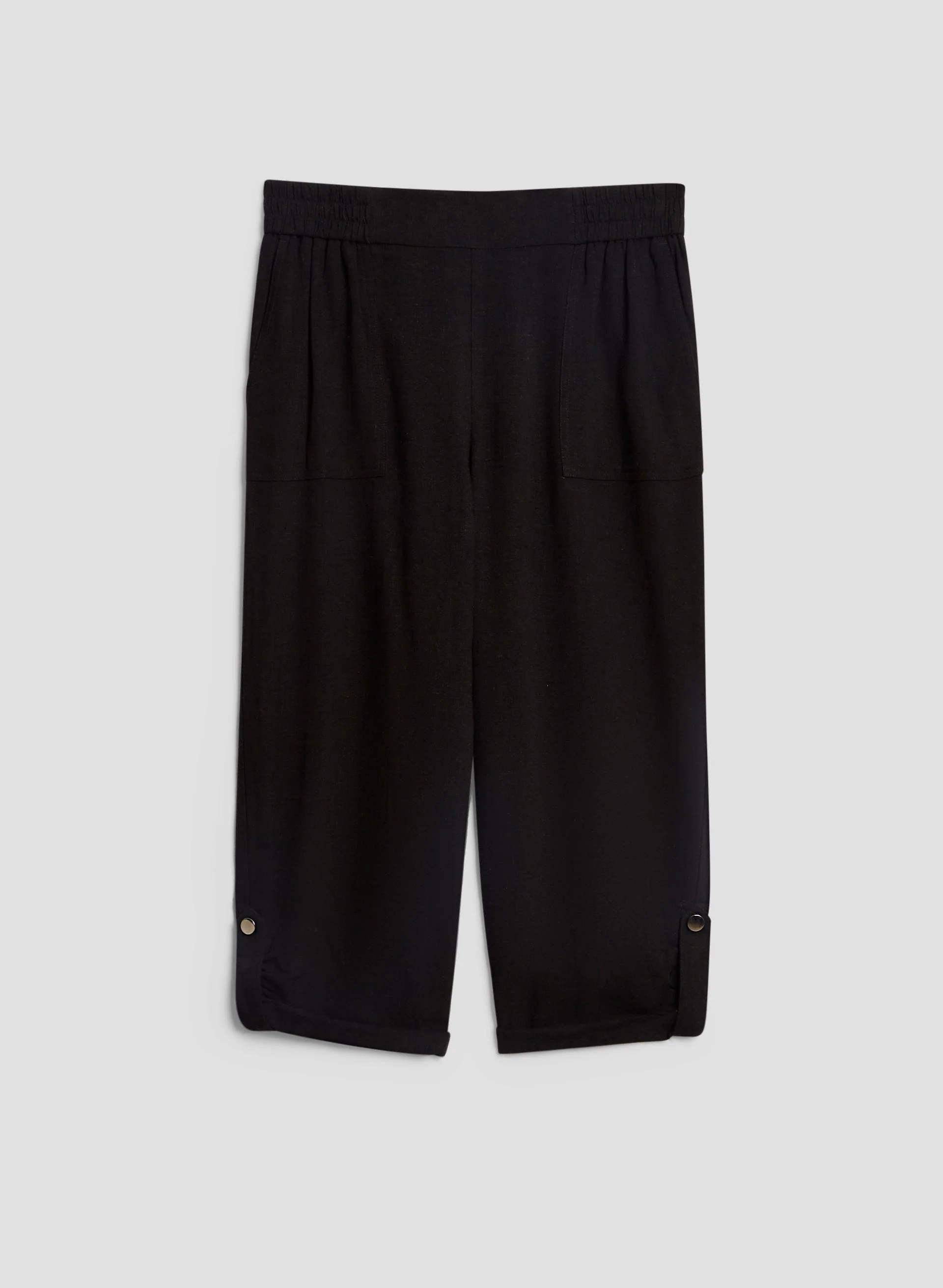 Linen Blend Pull-On Capris - Image 5