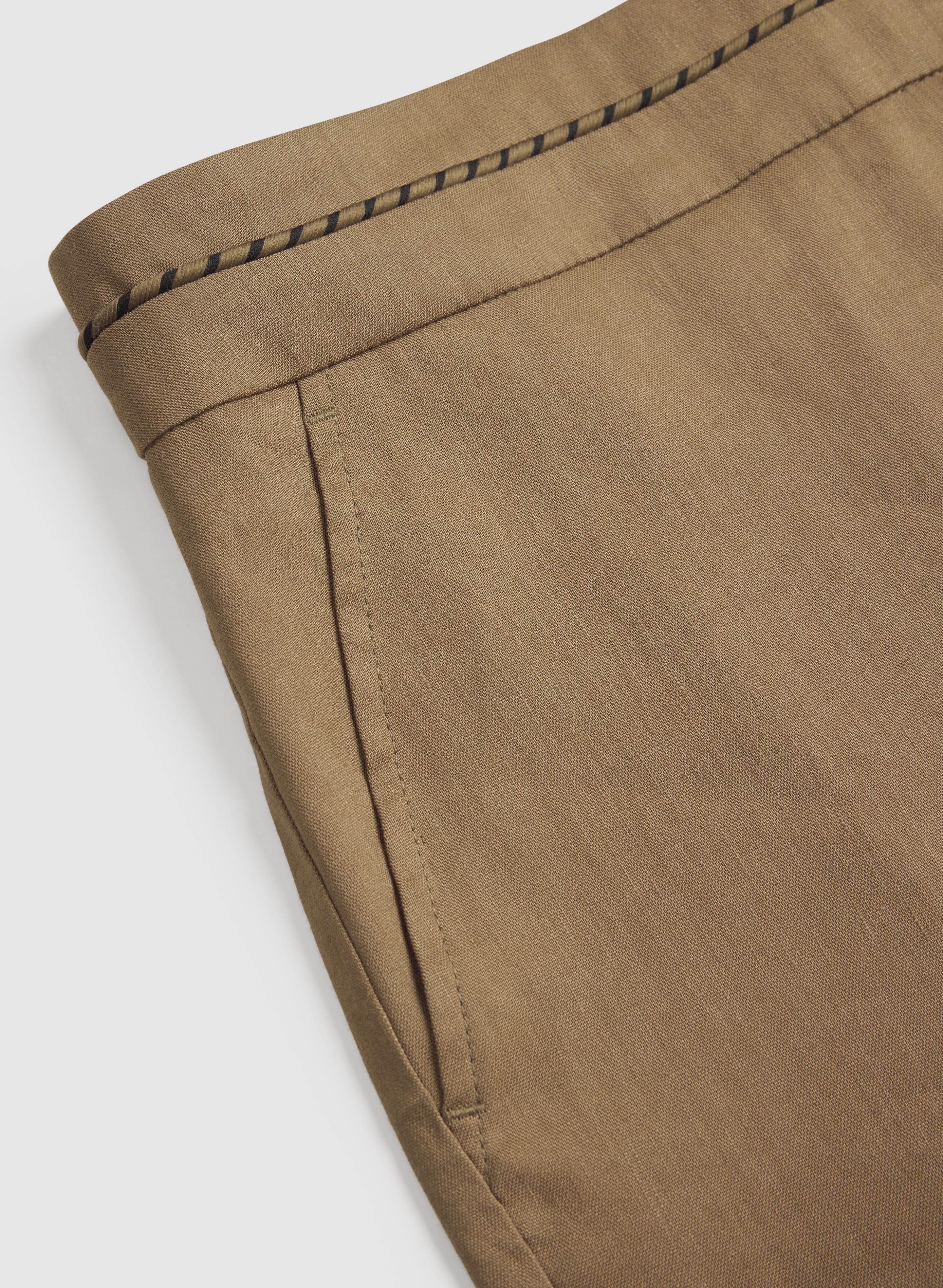 Linen-Blend Straight-Leg Capris - Image 6