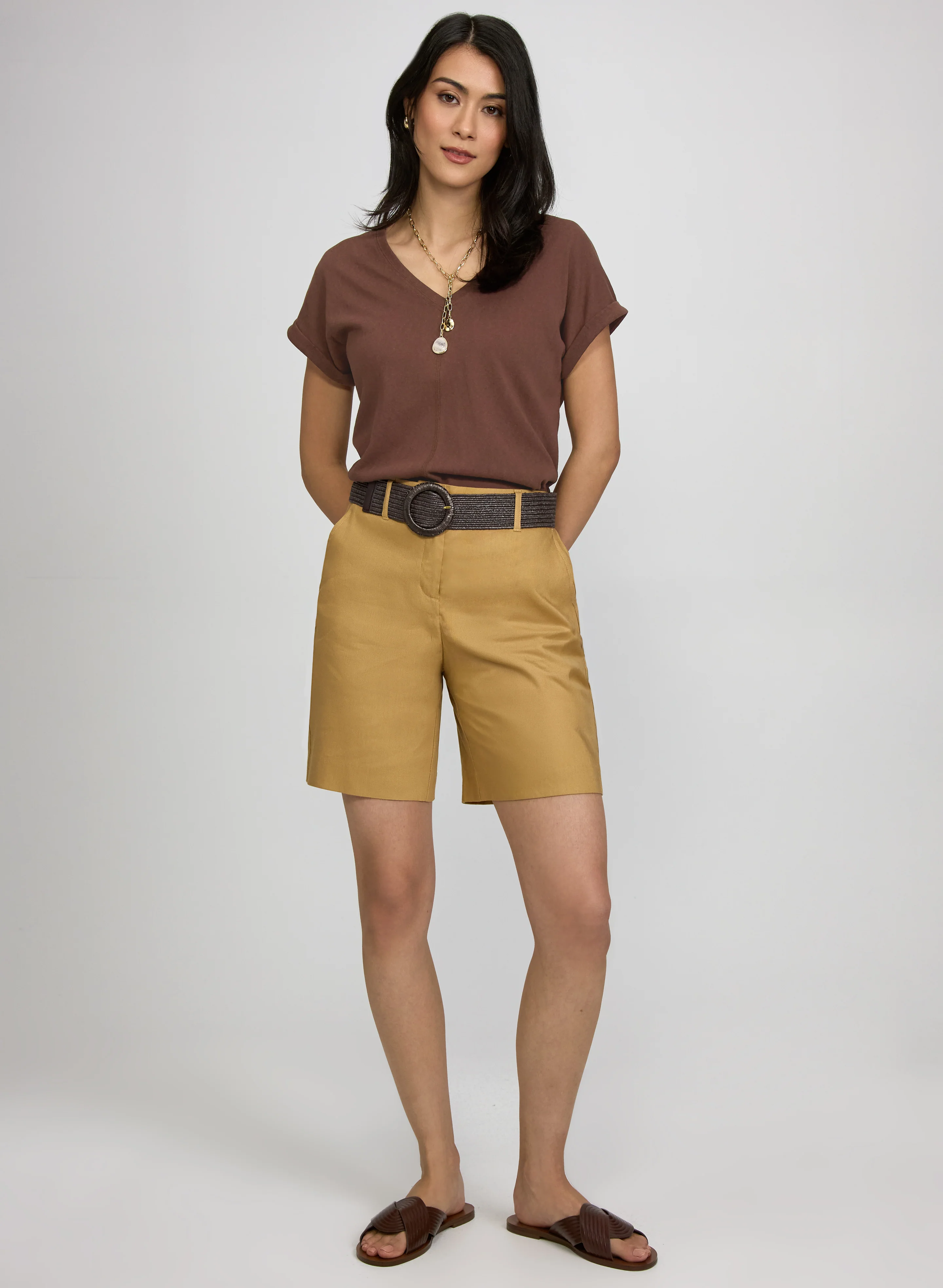 Linen-Blend T-Shirt - Image 3