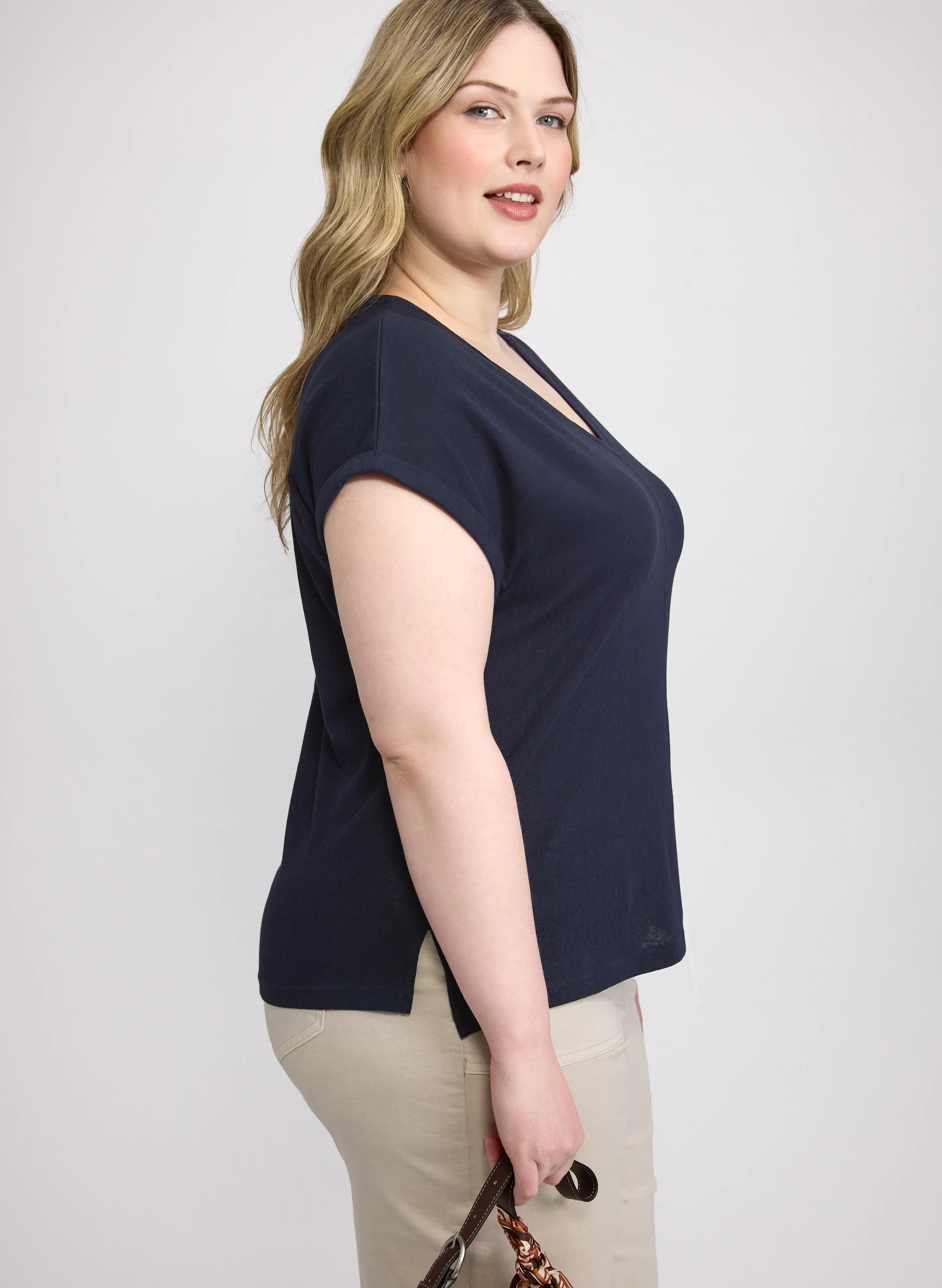 Linen-Blend T-Shirt - Image 5
