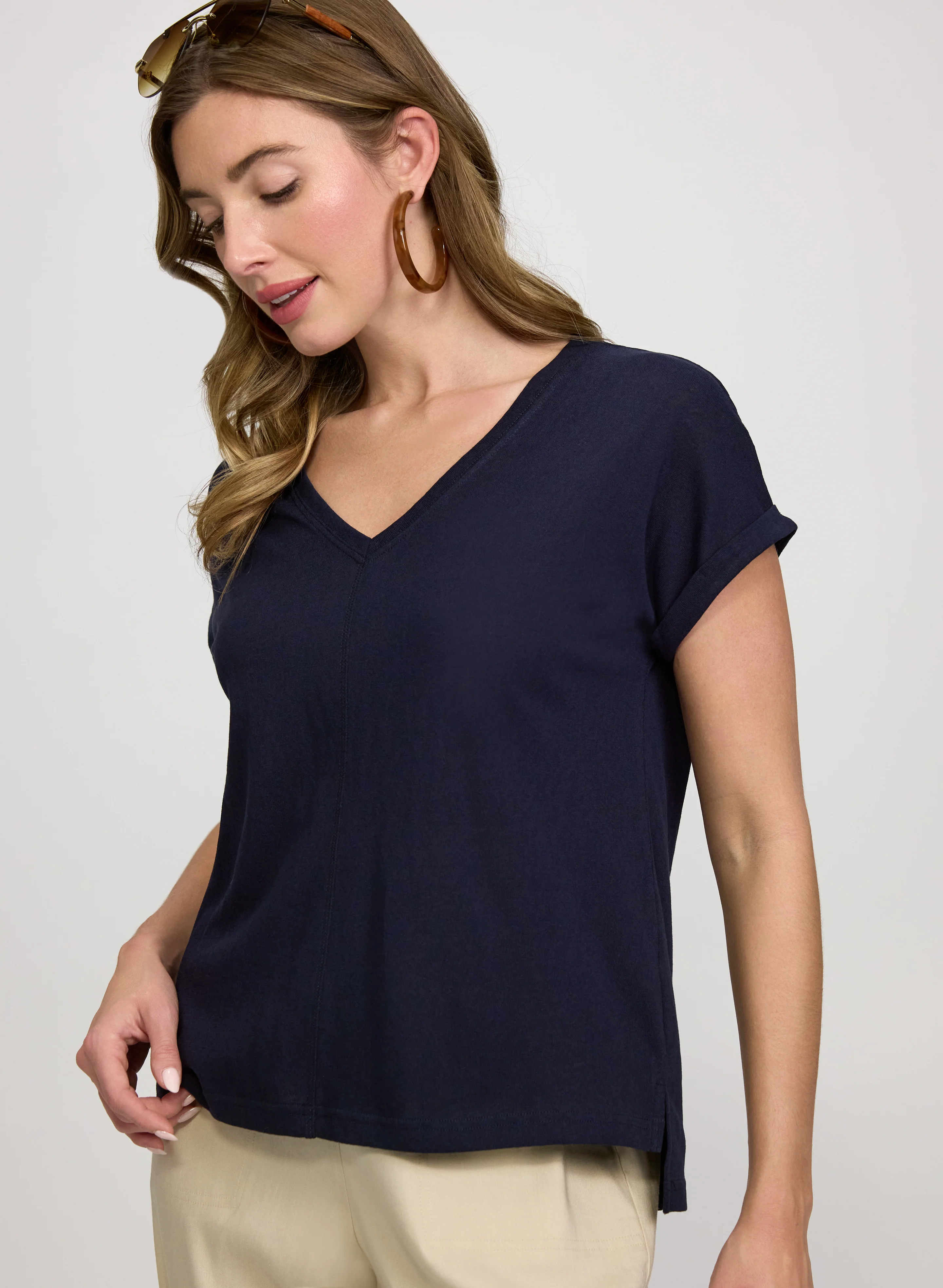 Linen-Blend T-Shirt - Image 5