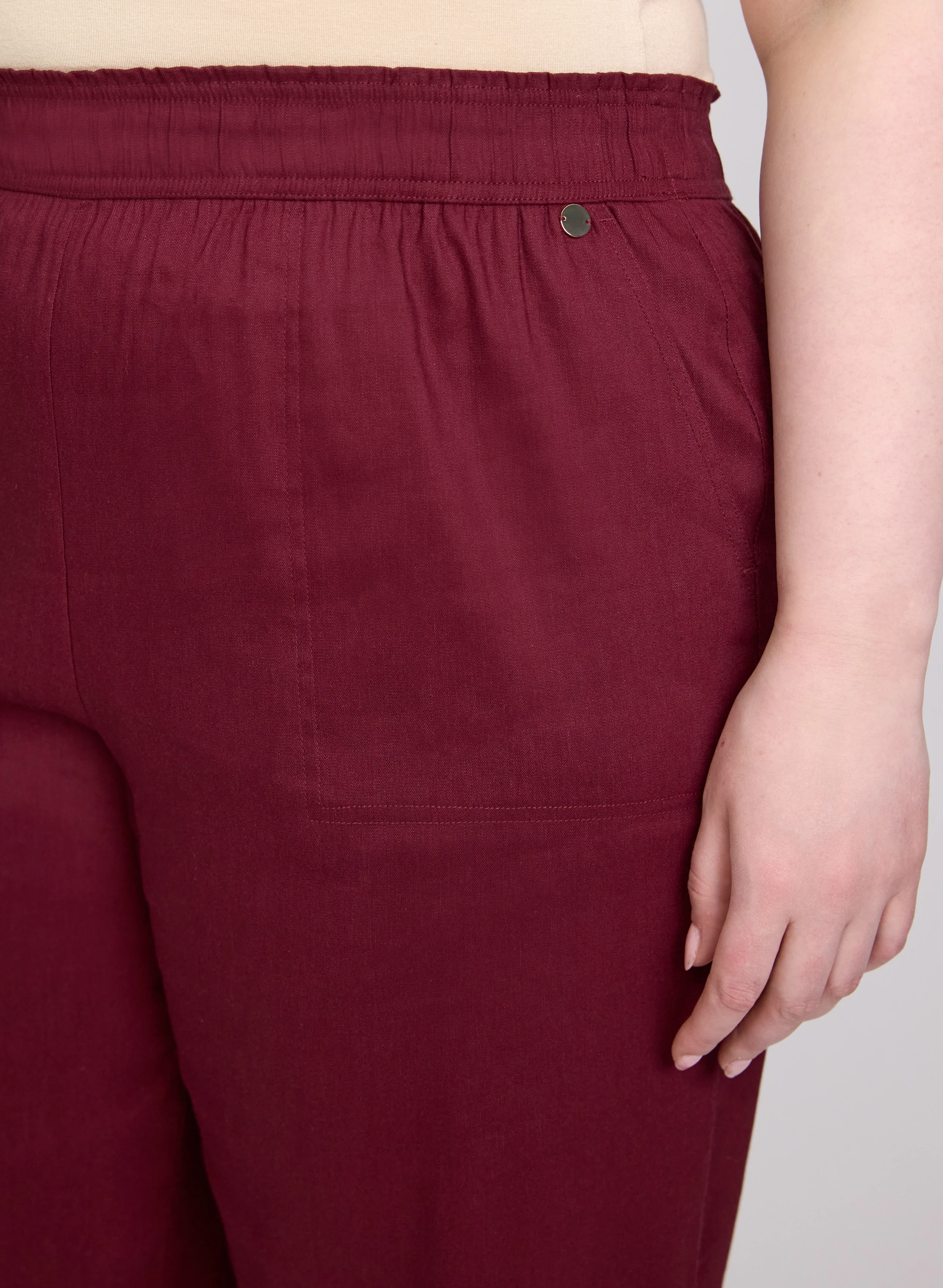 Linen-Blend Wide-Leg Pants - Image 5