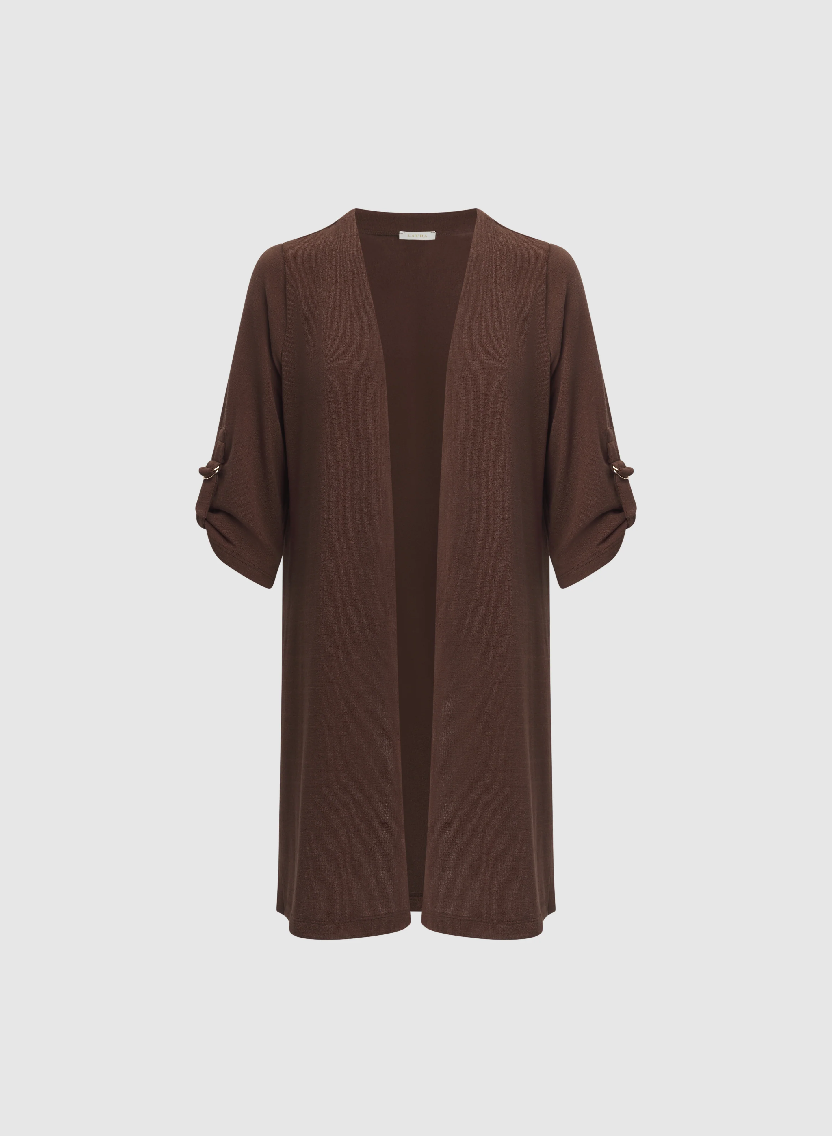 Long Open-Front Cardigan - Image 6
