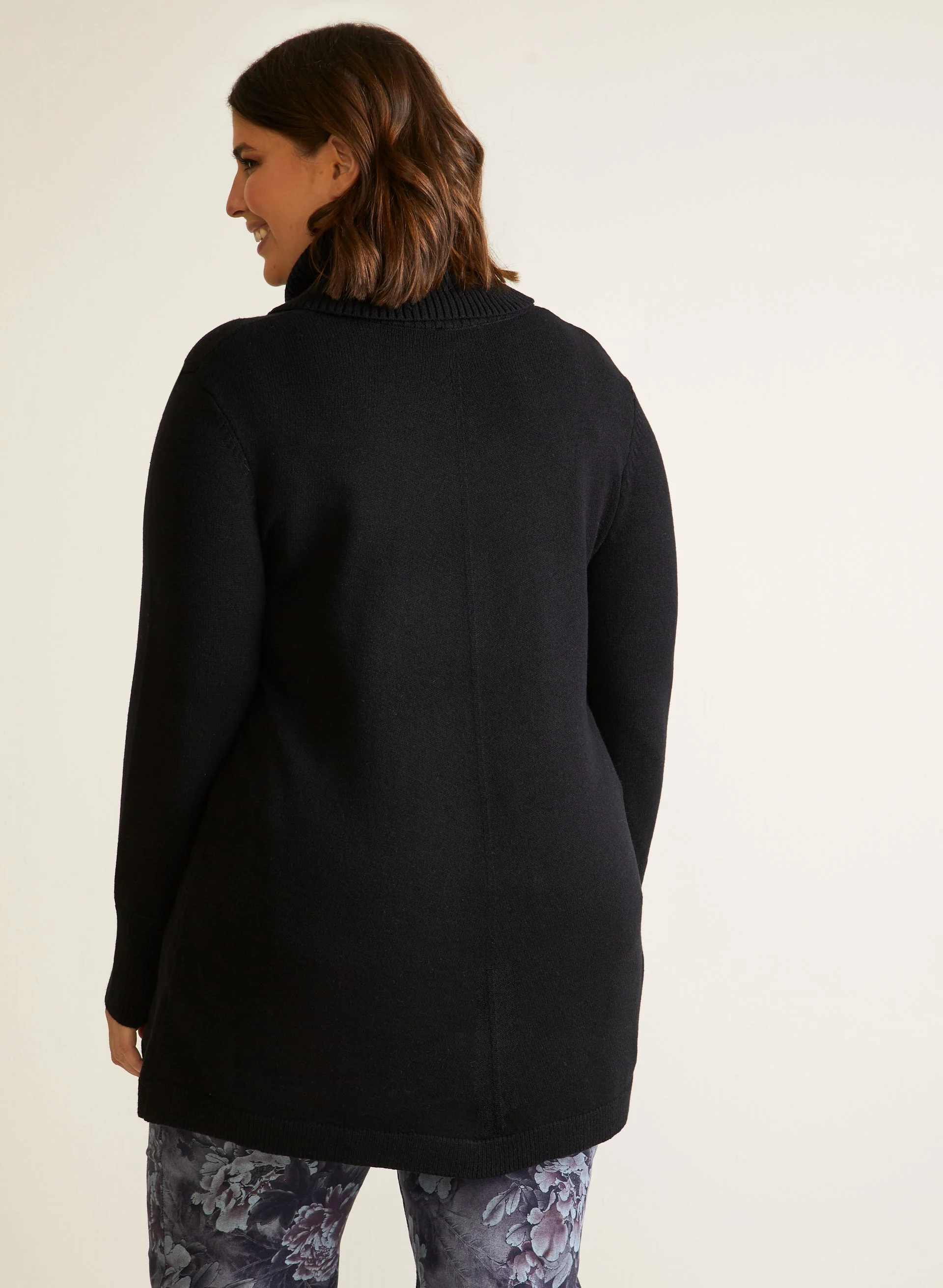 Long Sleeve Cowl Neck Sweater - Image 2
