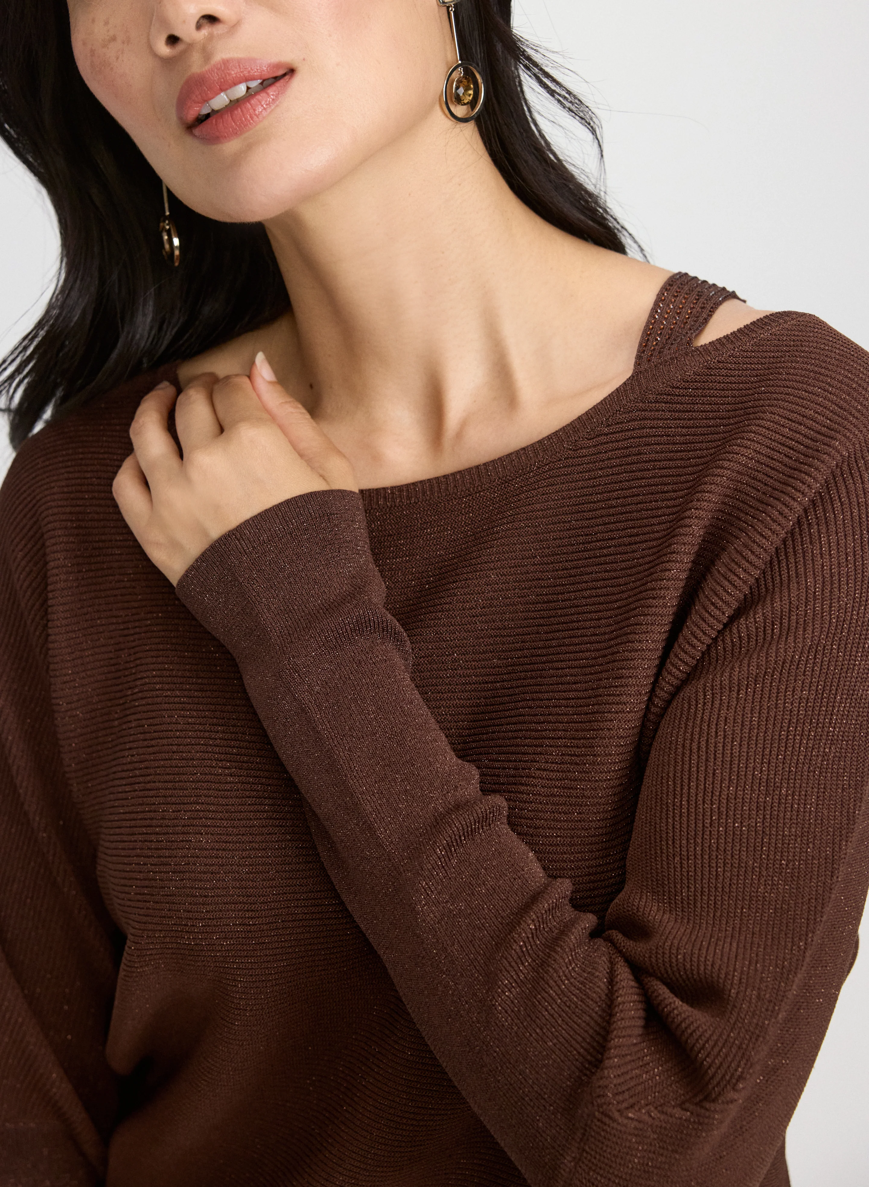 Lurex Knit Pullover - Image 5