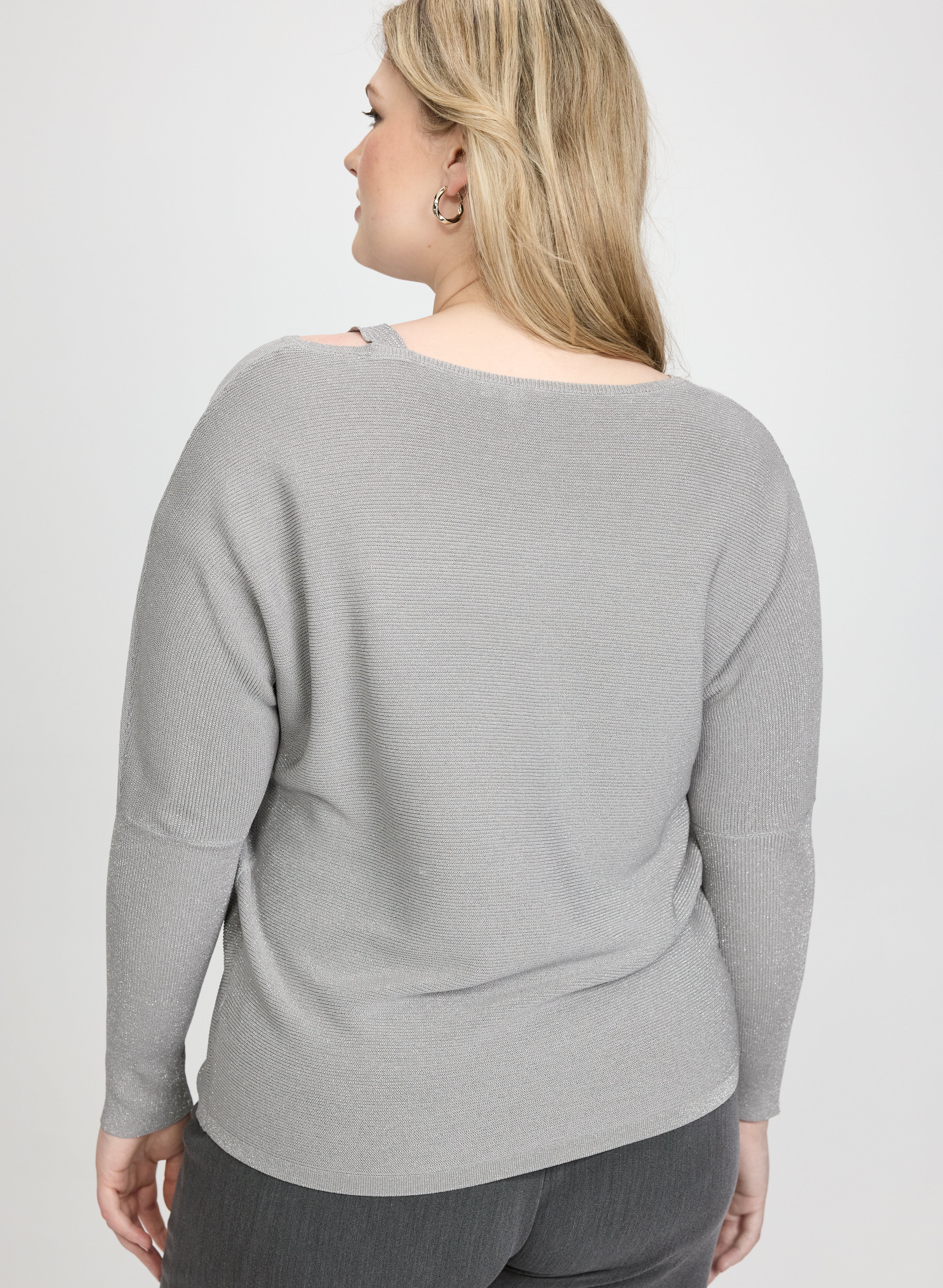 Lurex Knit Pullover - Image 4