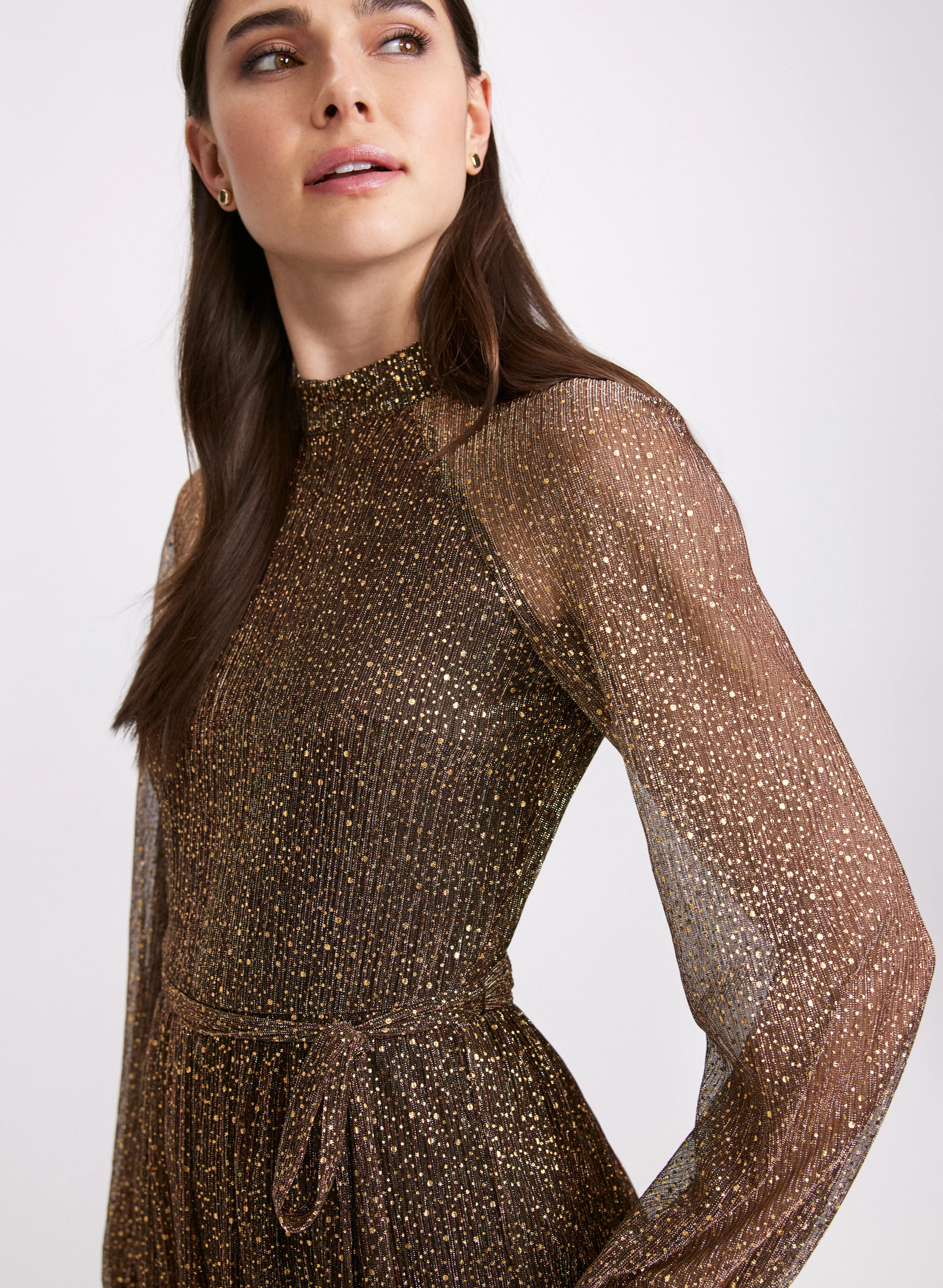 Lurex Maxi Dress - Image 5