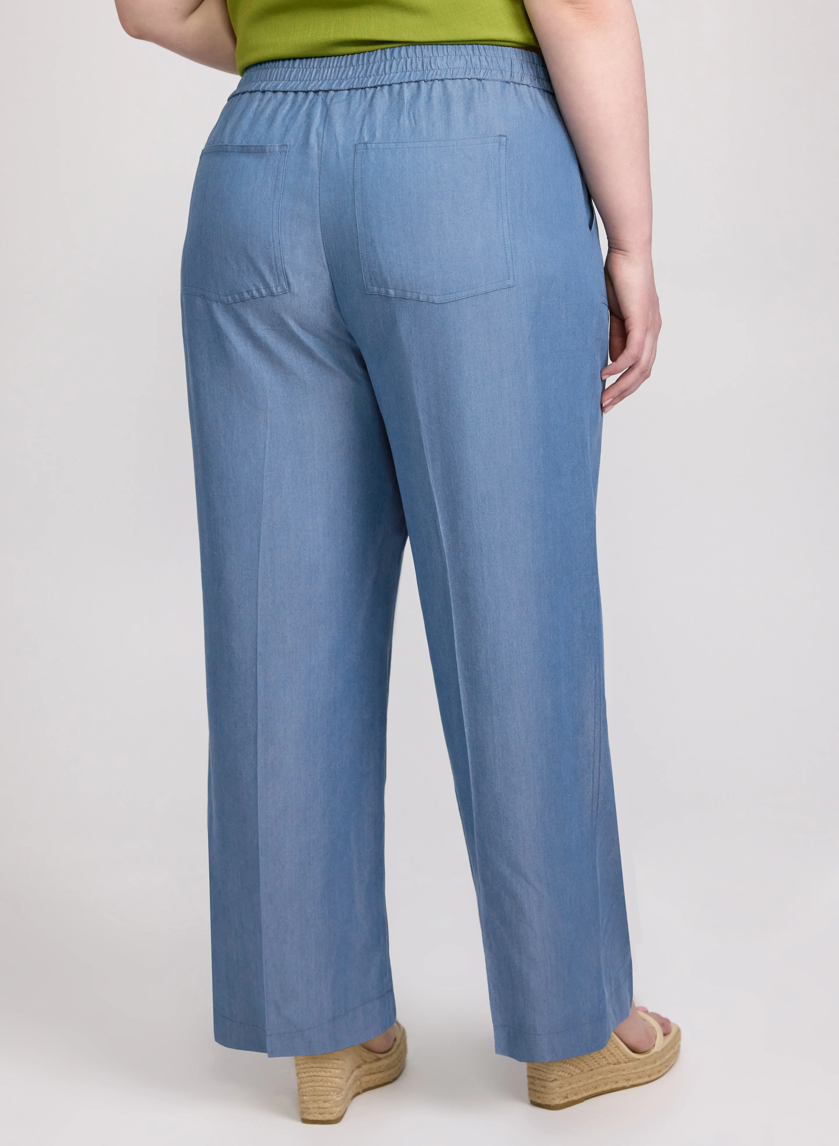 Lyocell Wide-Leg Pants - Image 2