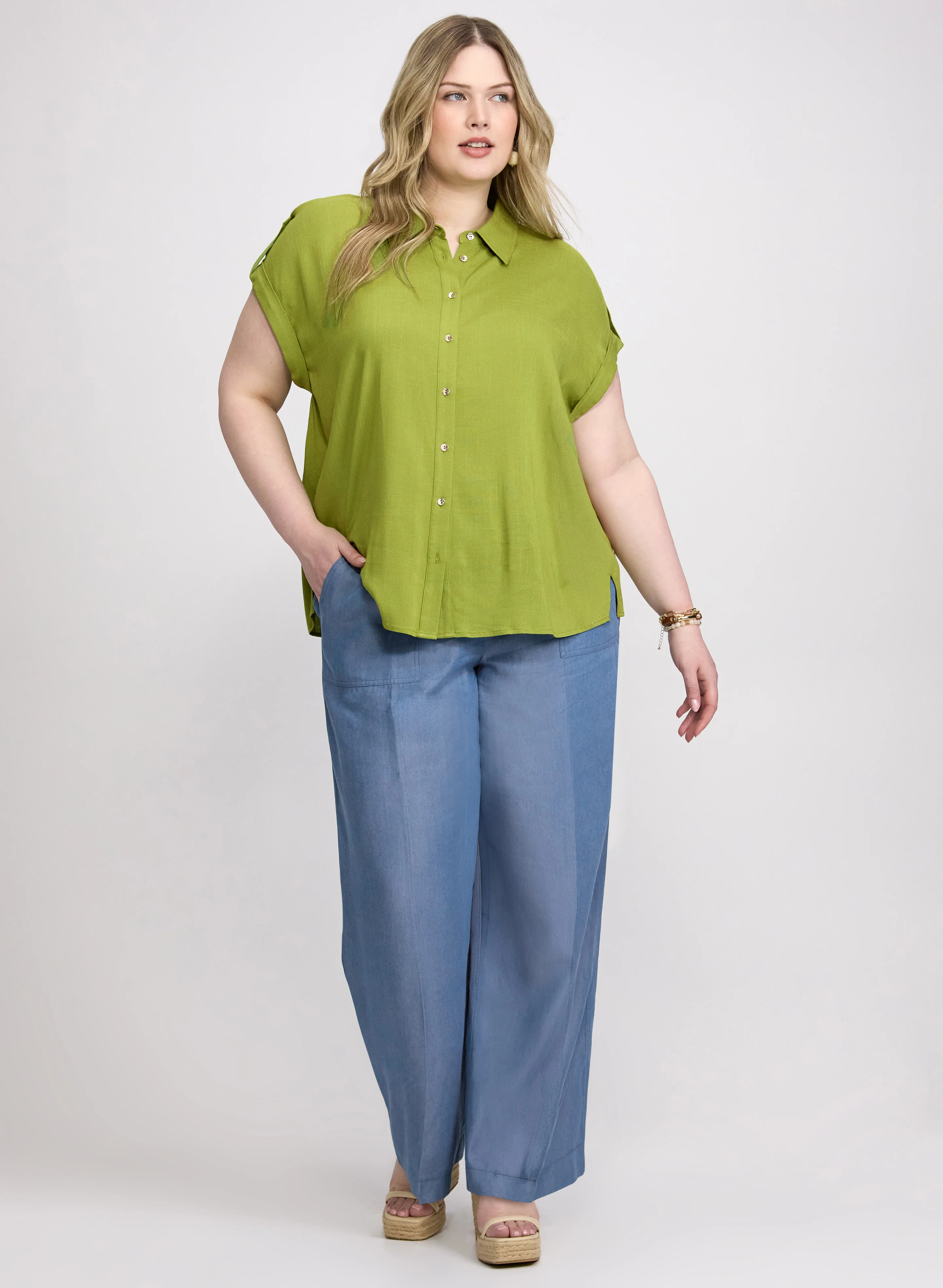 Lyocell Wide-Leg Pants - Image 3