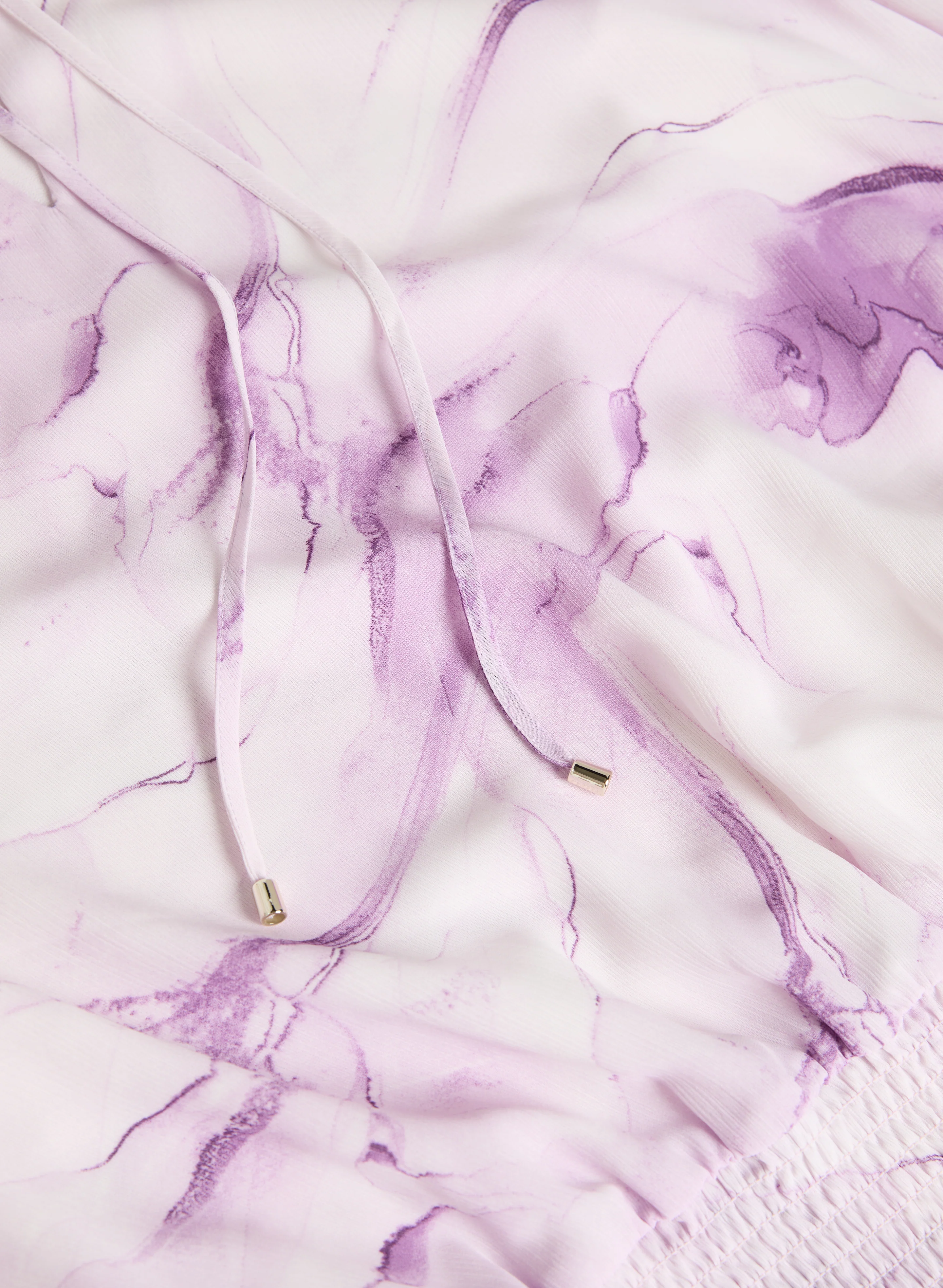 Marble Print Blouse - Image 7