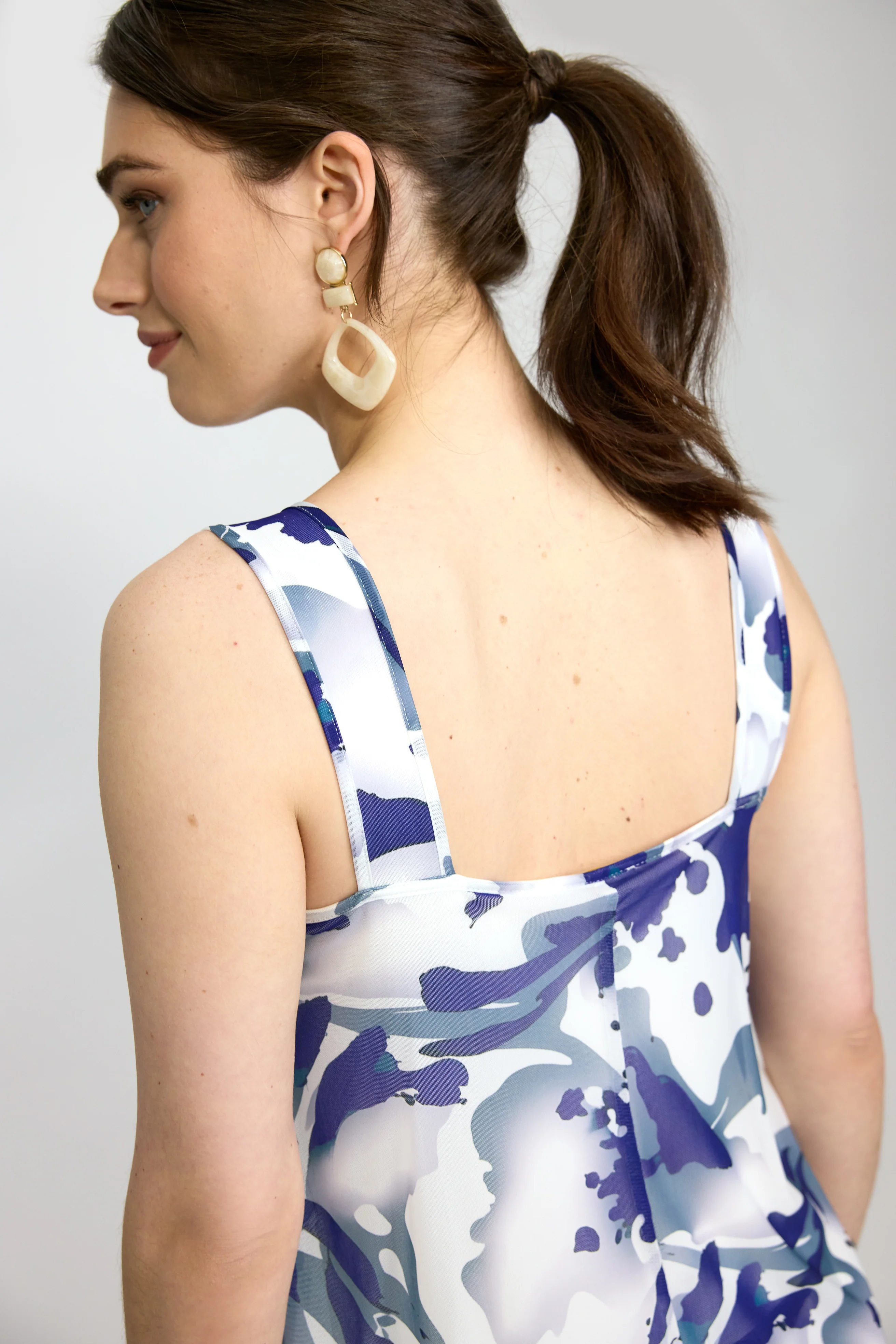 Marble Print Dress - Image 3