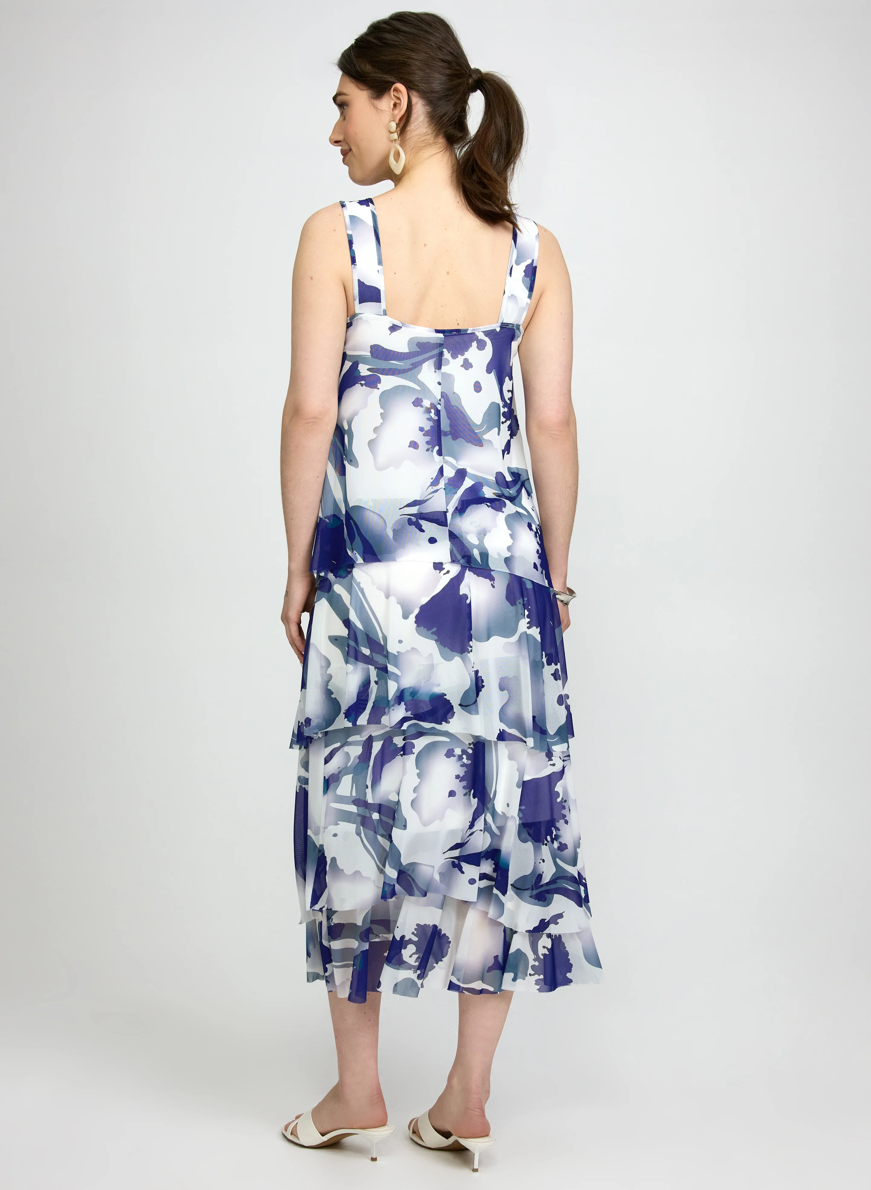 Marble Print Dress - Image 4