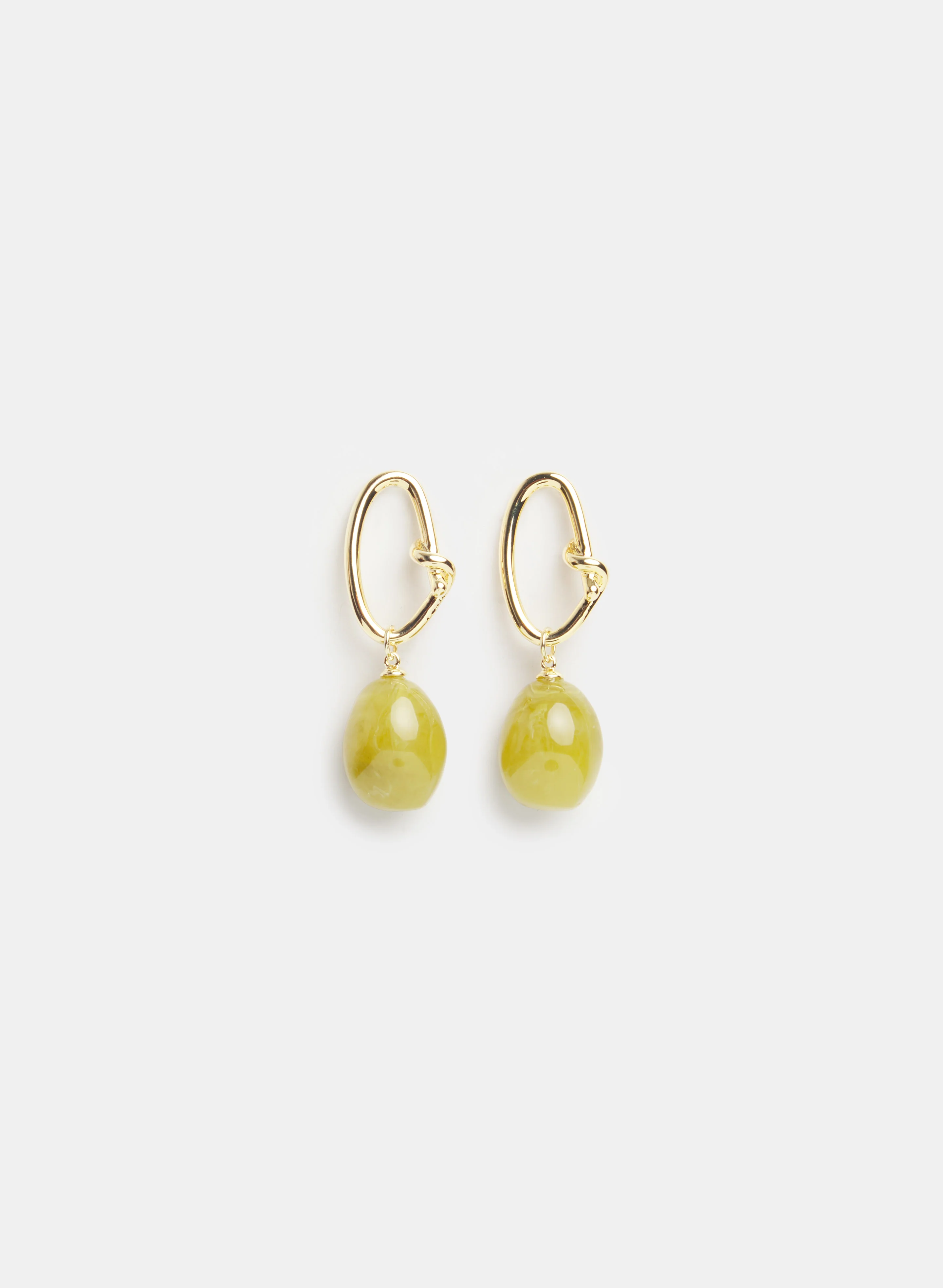 Marbled Resin Drop Earrings