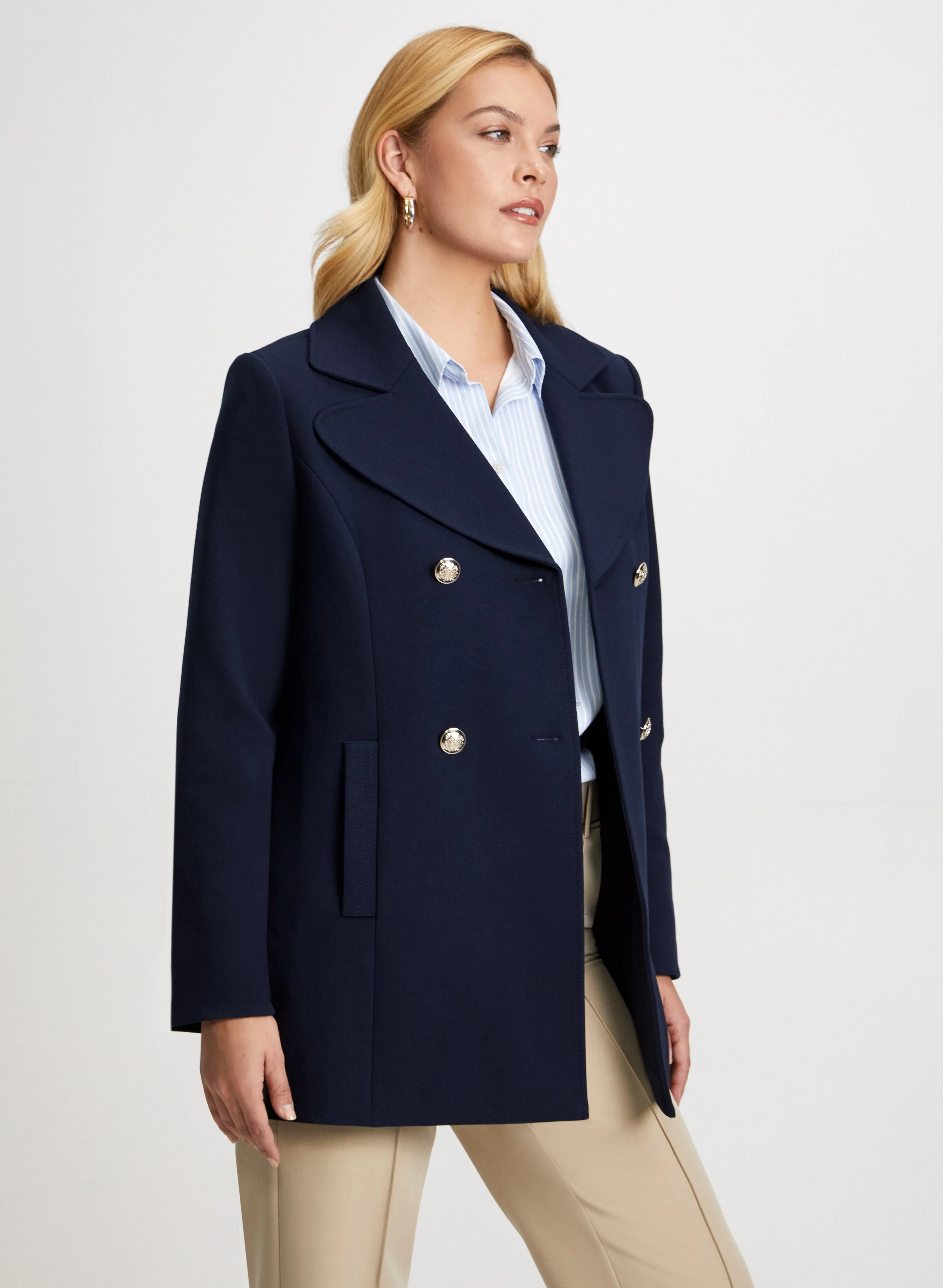 Tricotine Pea Coat - Image 6