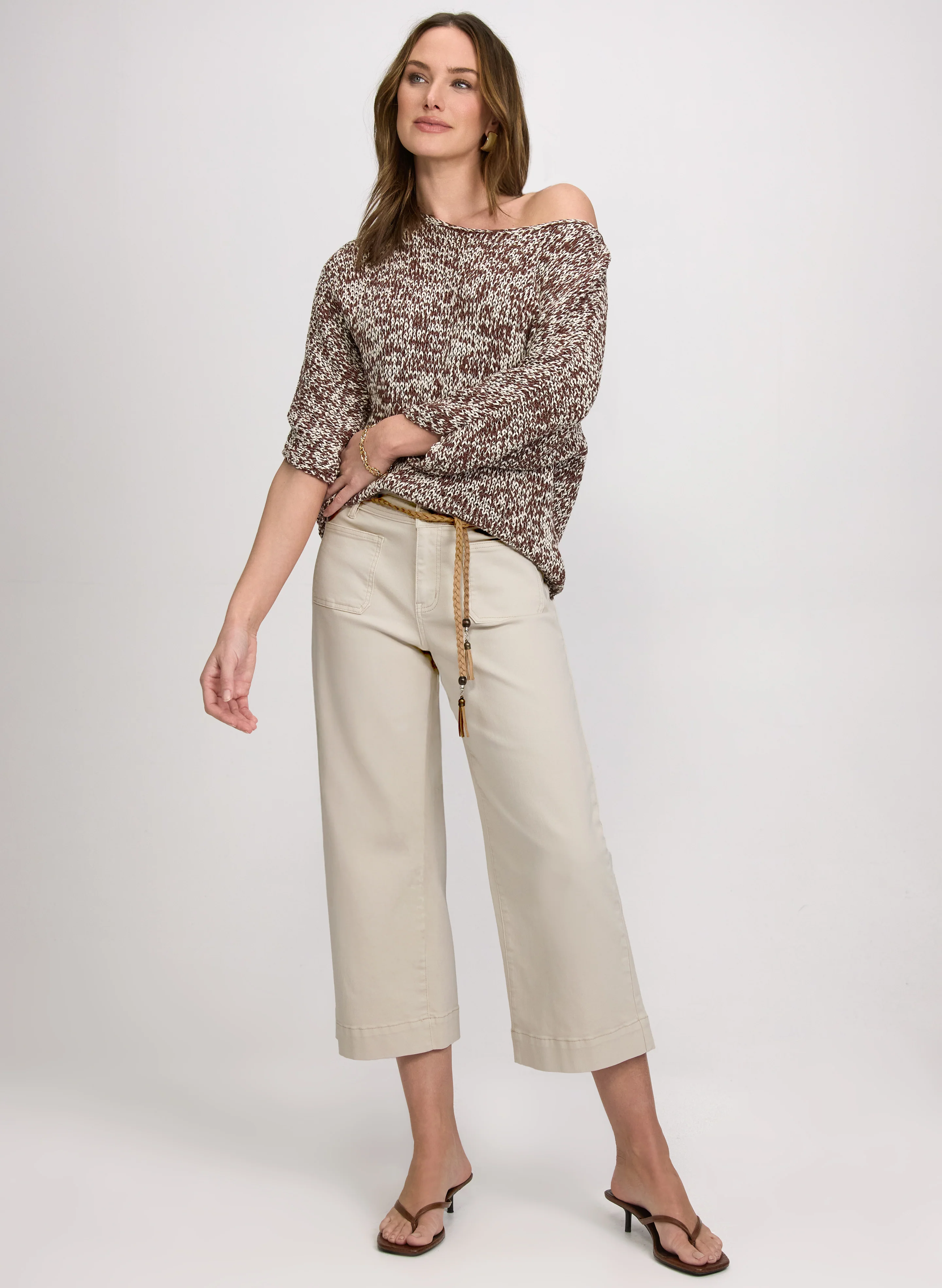 Melange Yarn Sweater - Image 5