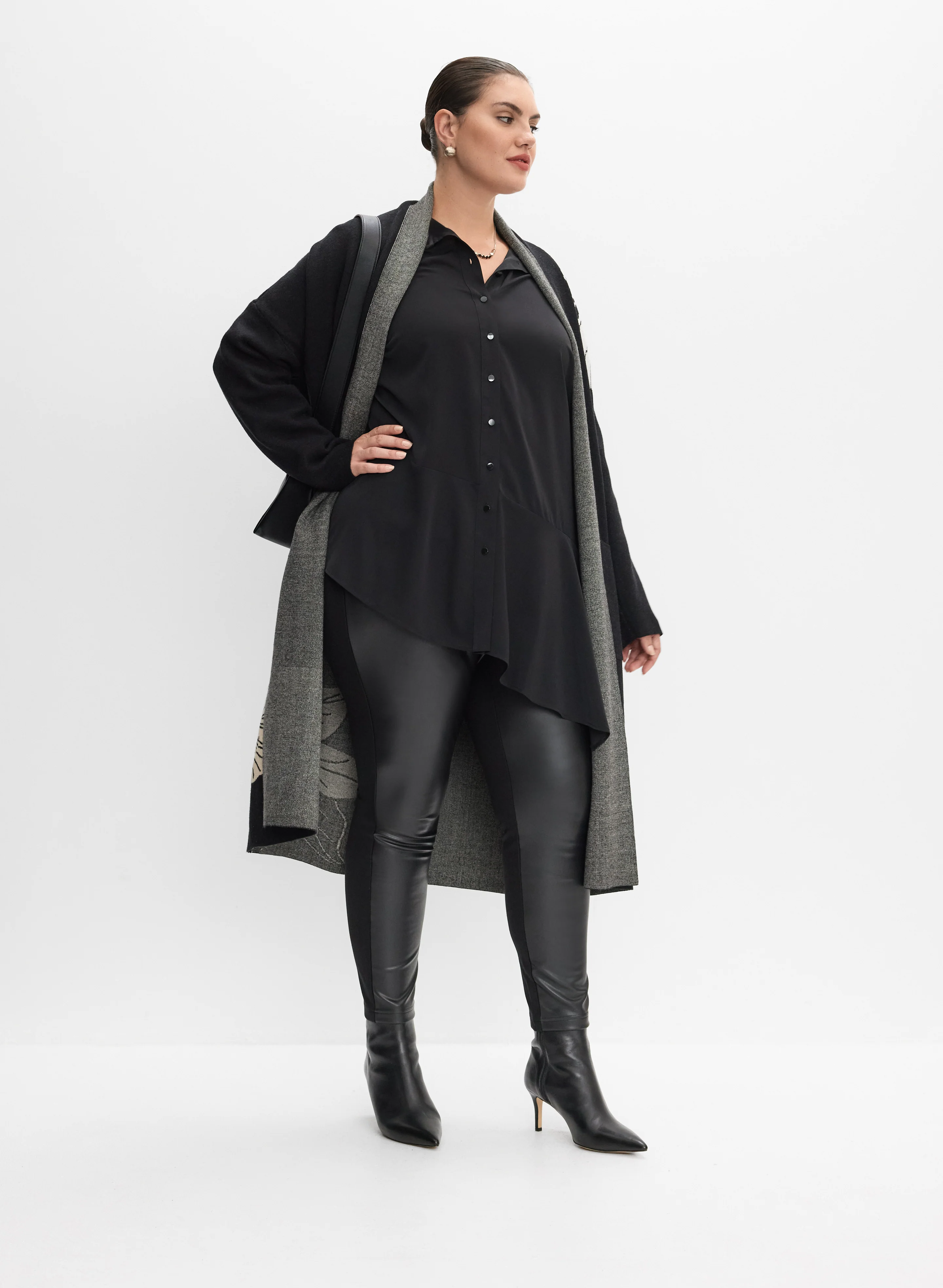Melanie Lyne - Asymmetrical Hem Blouse - Image 2