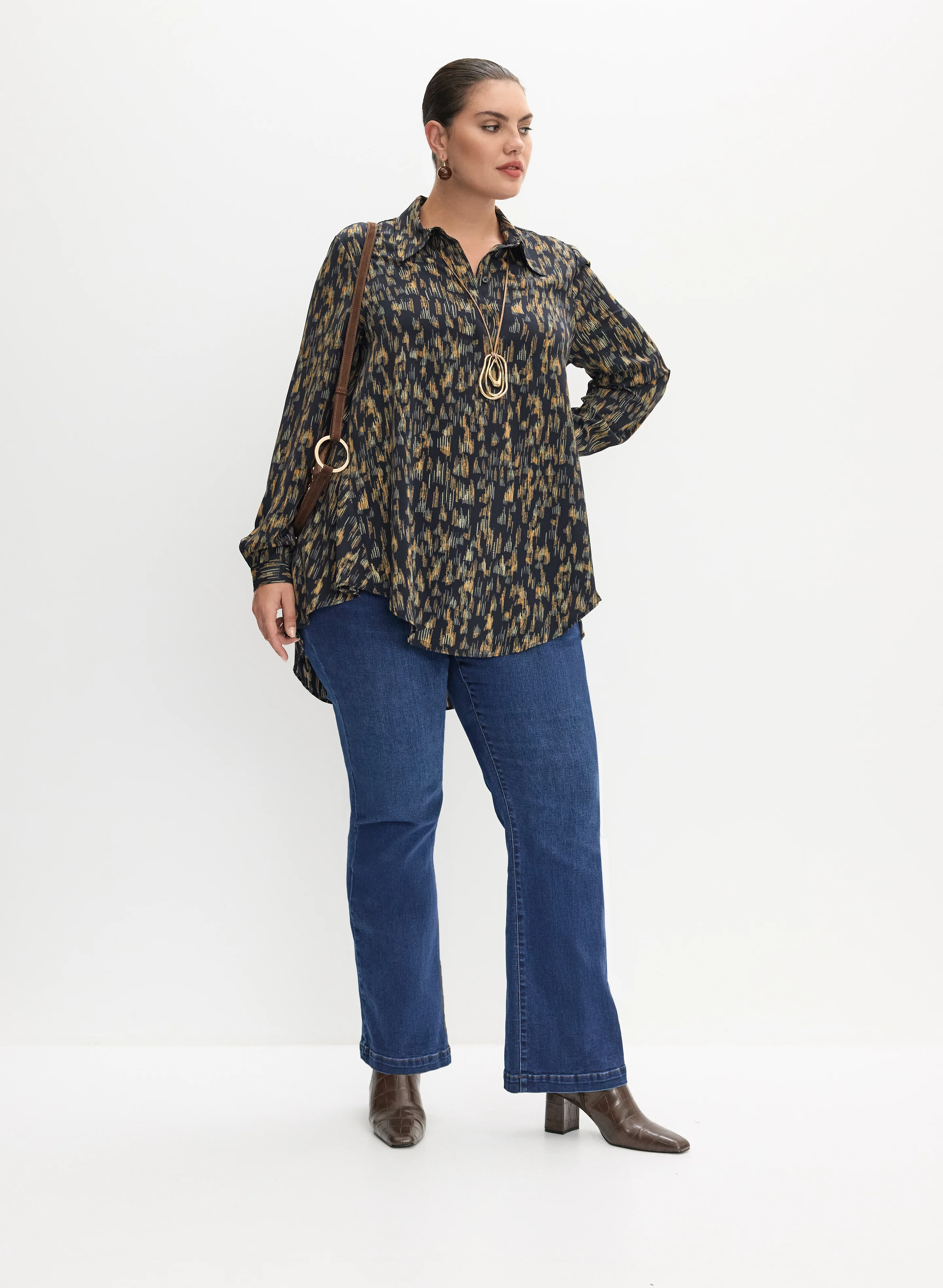 Melanie Lyne - Button Detail Jeans - Image 5