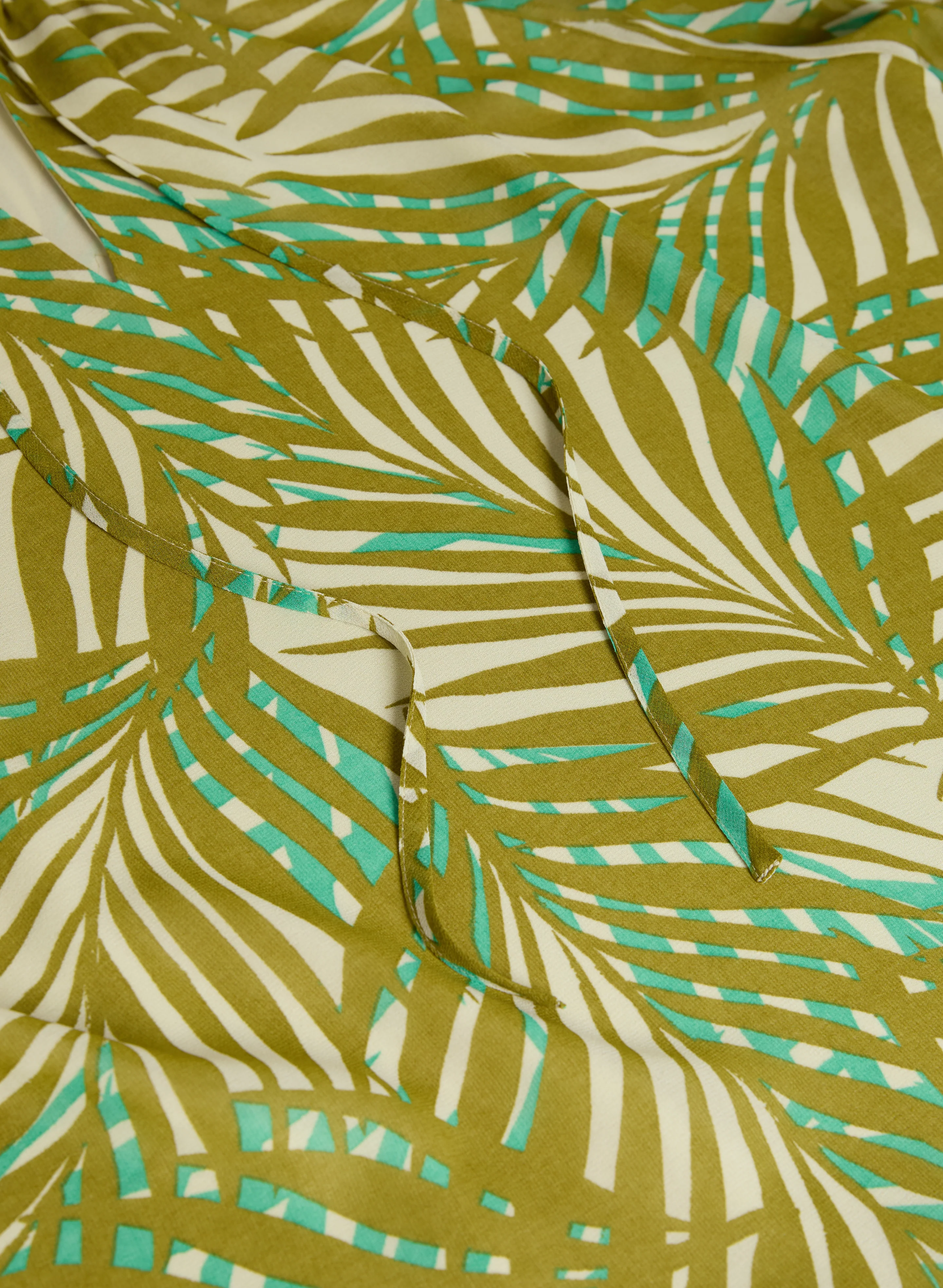 Melanie Lyne - Frilled Palm Print Blouse - Image 7