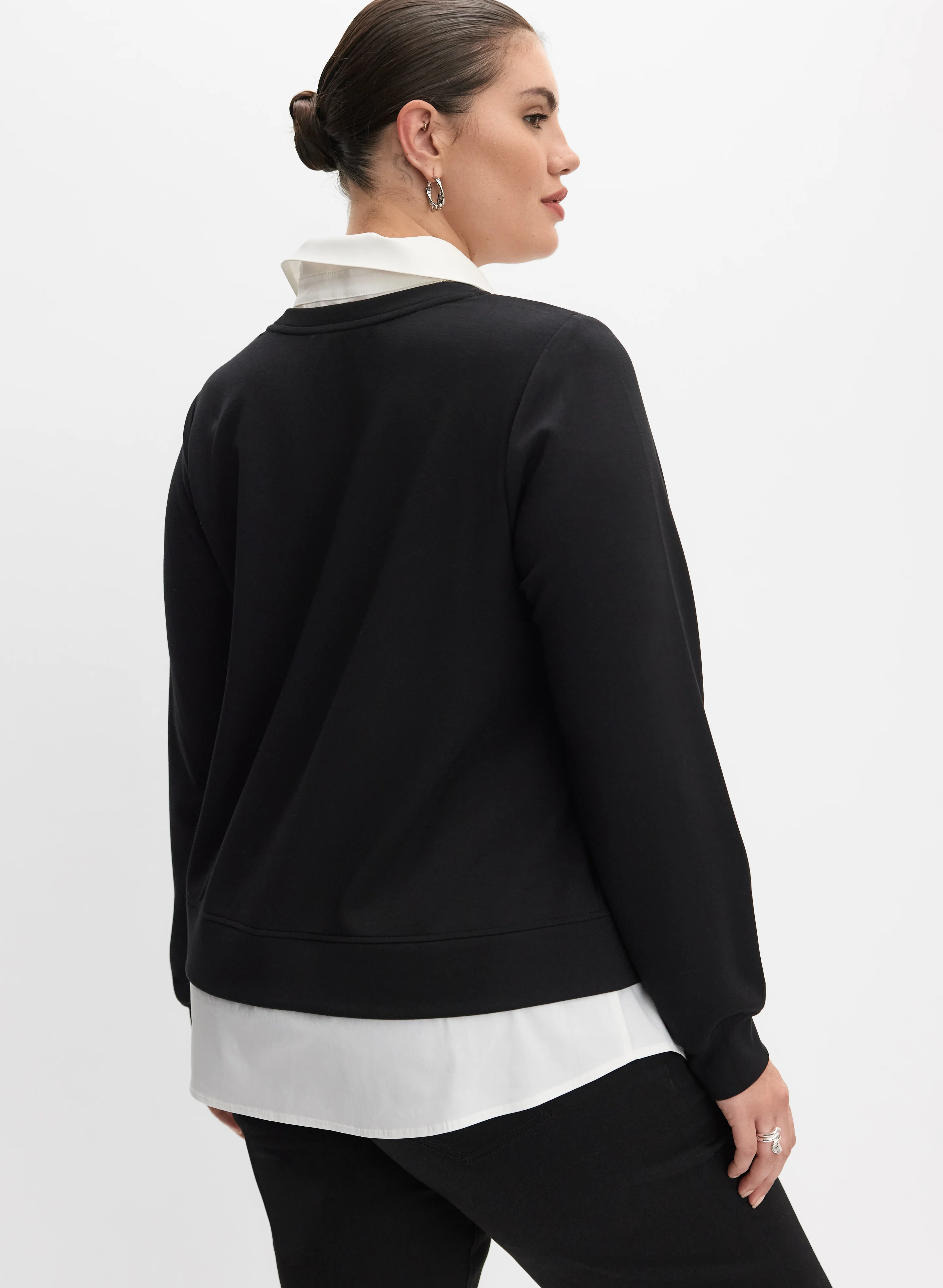 Melanie Lyne - Layered Knit Top - Image 4