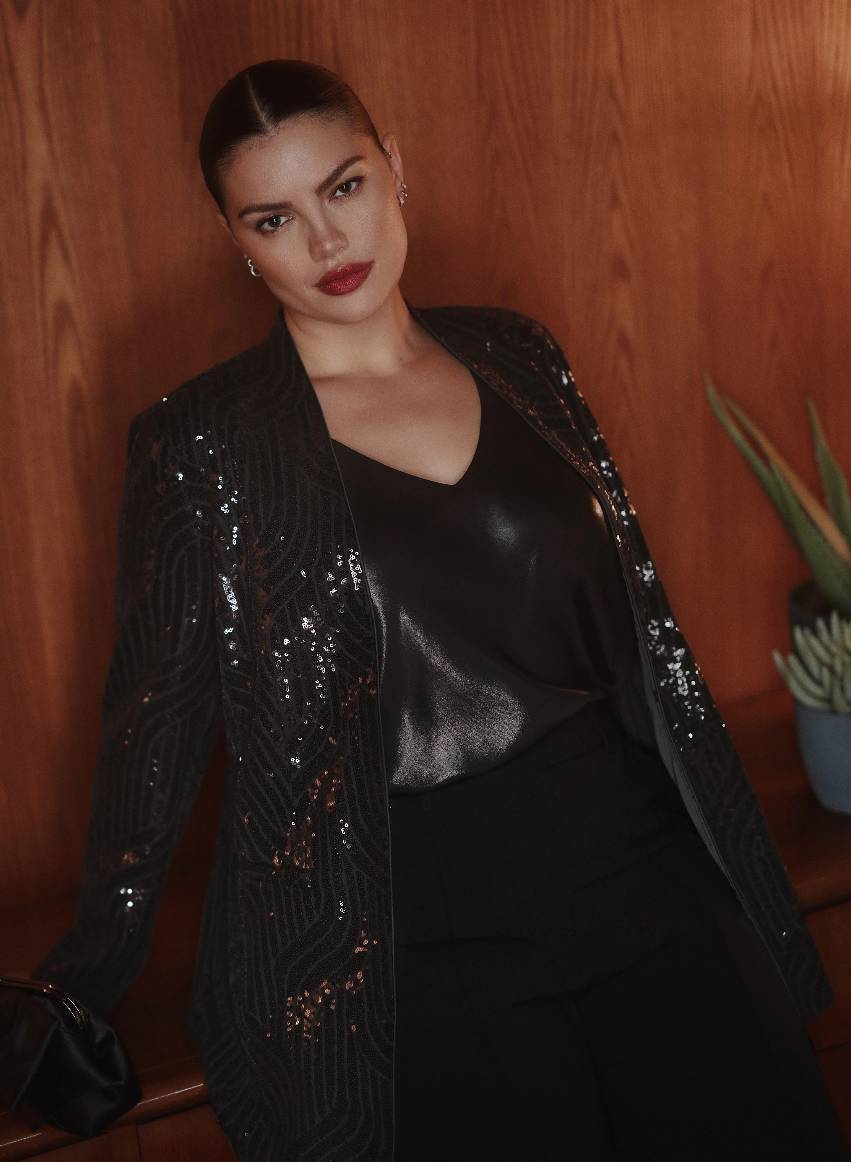 Melanie Lyne - Metallic Lamé Tank Top - Image 3