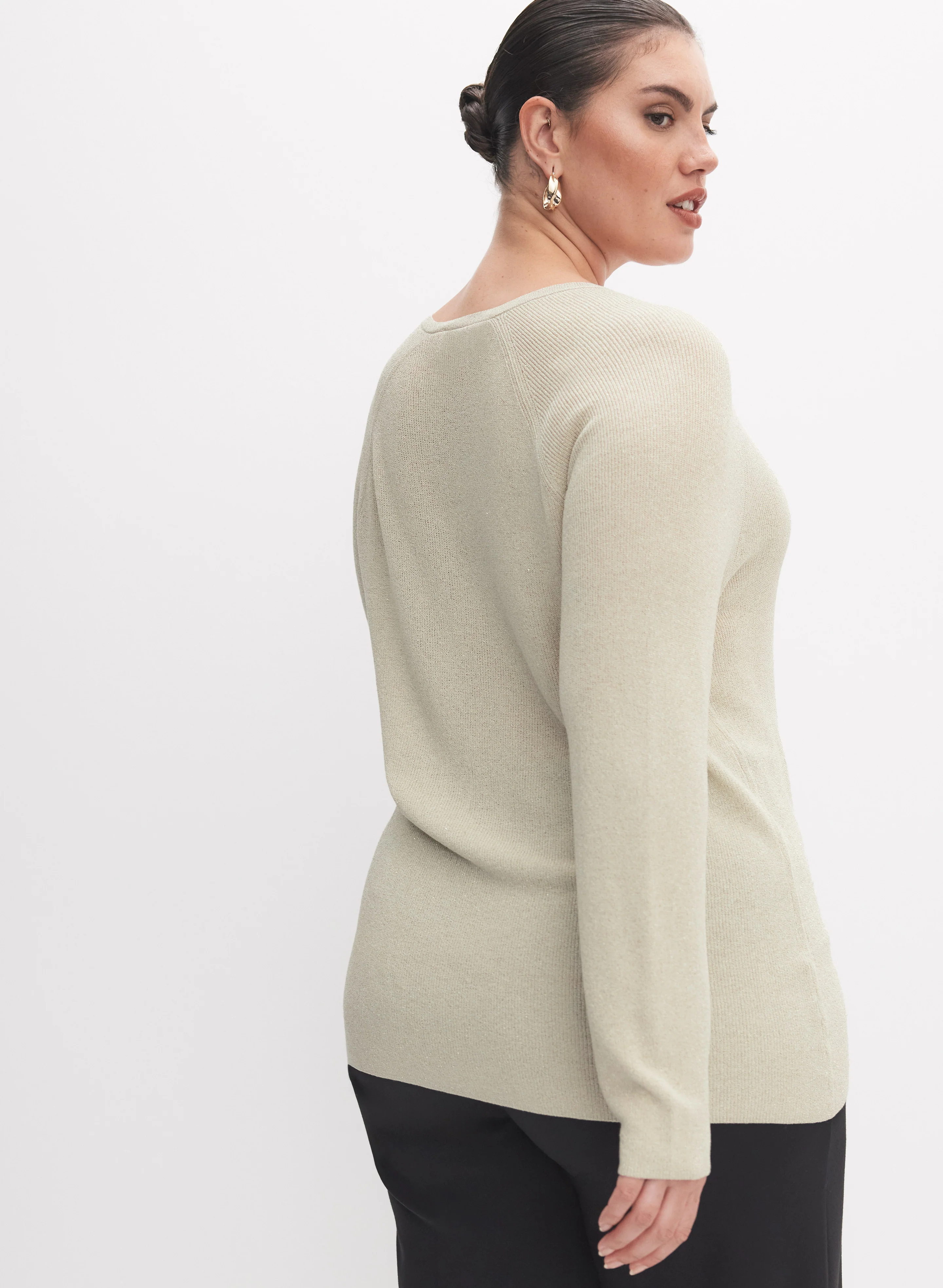 Melanie Lyne - Metallic Thread Sweater - Image 4