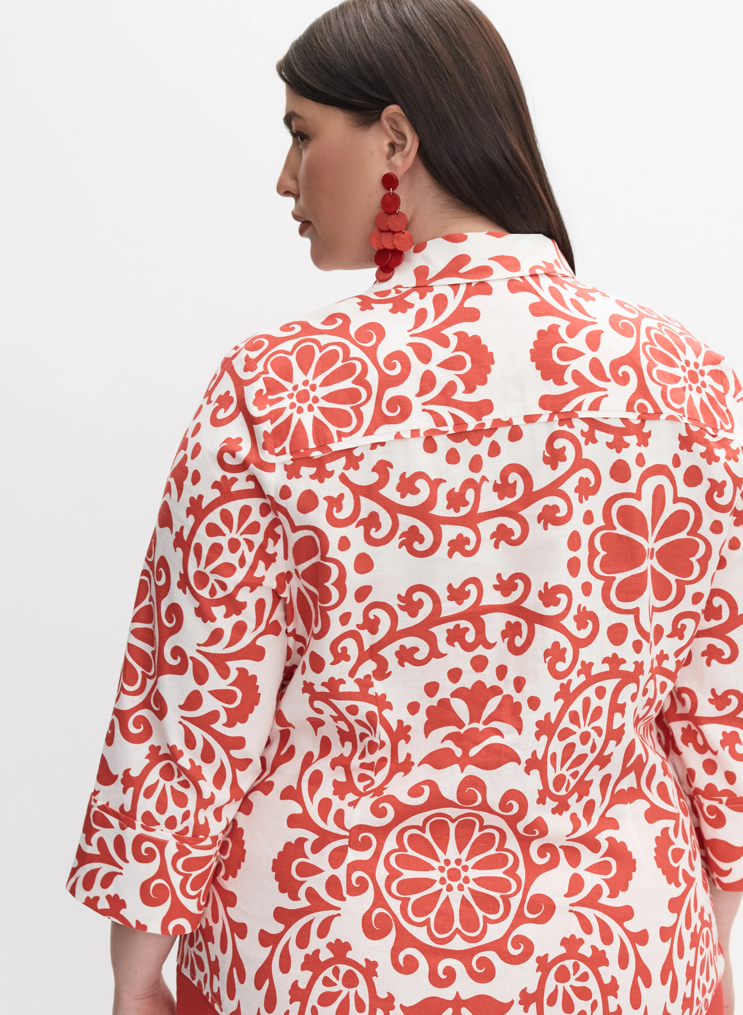 Melanie Lyne - Paisley Linen Blouse - Image 4