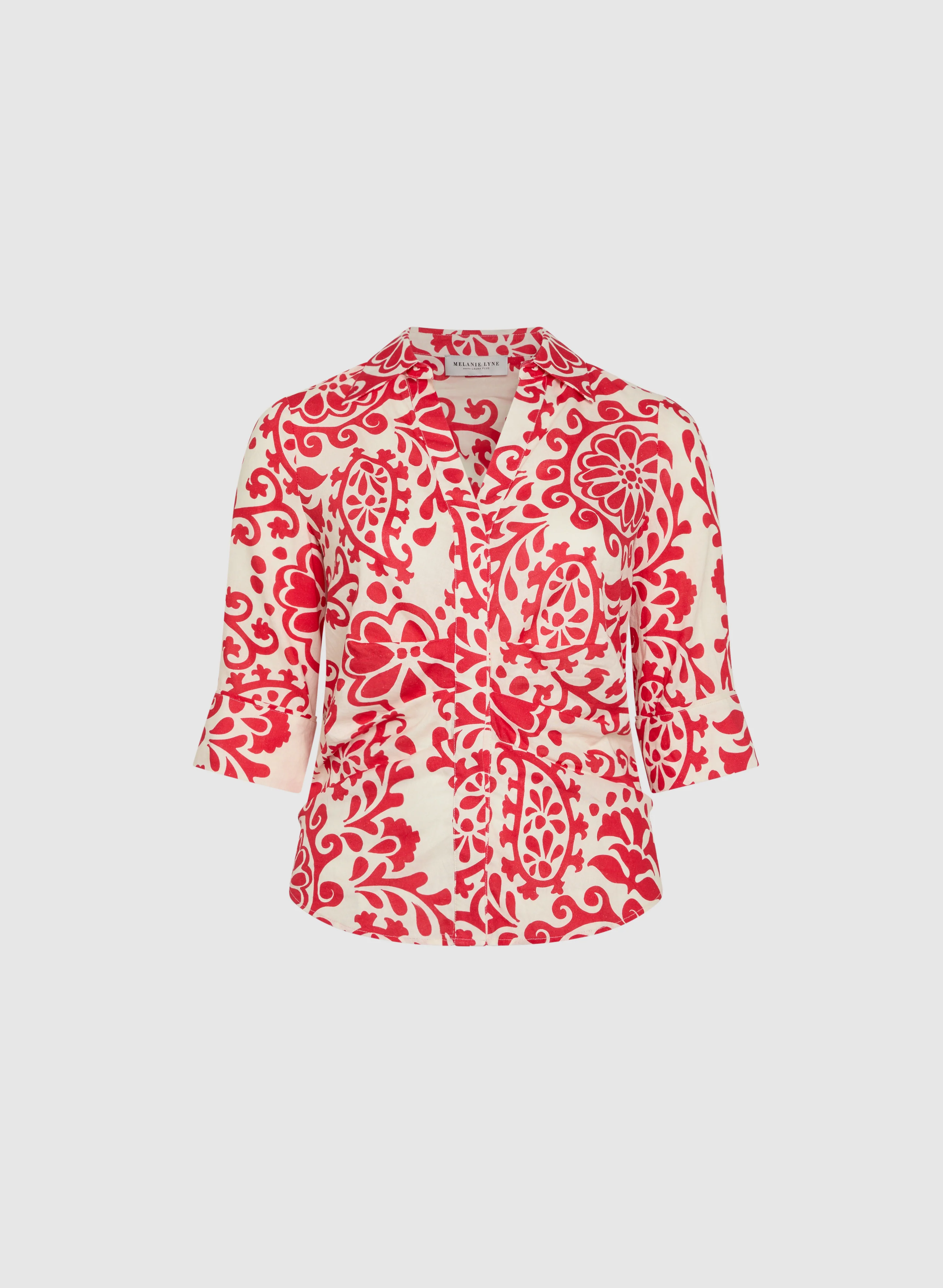 Melanie Lyne - Paisley Linen Blouse - Image 6