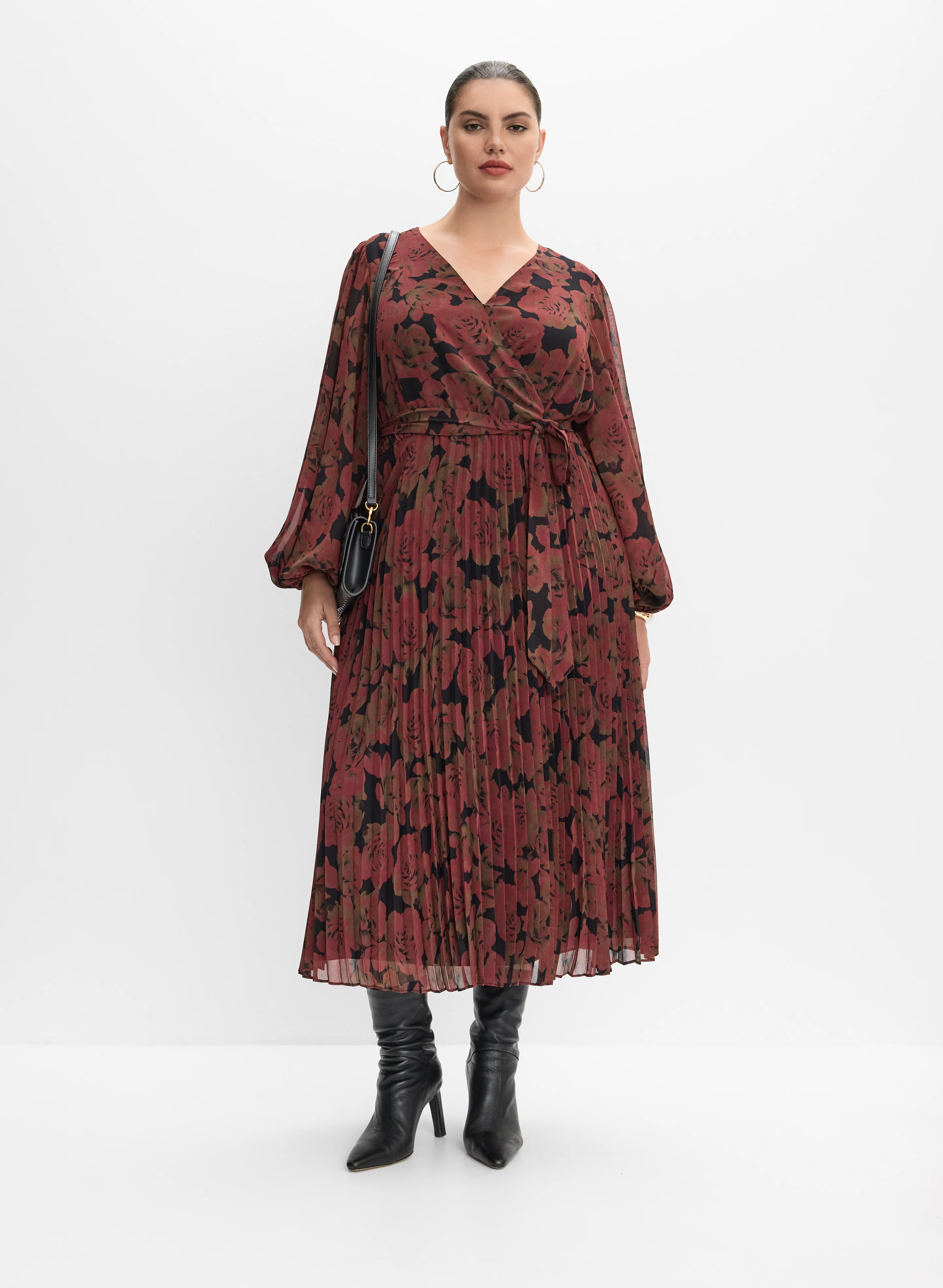 Melanie Lyne - Rose Chiffon Dress - Image 3
