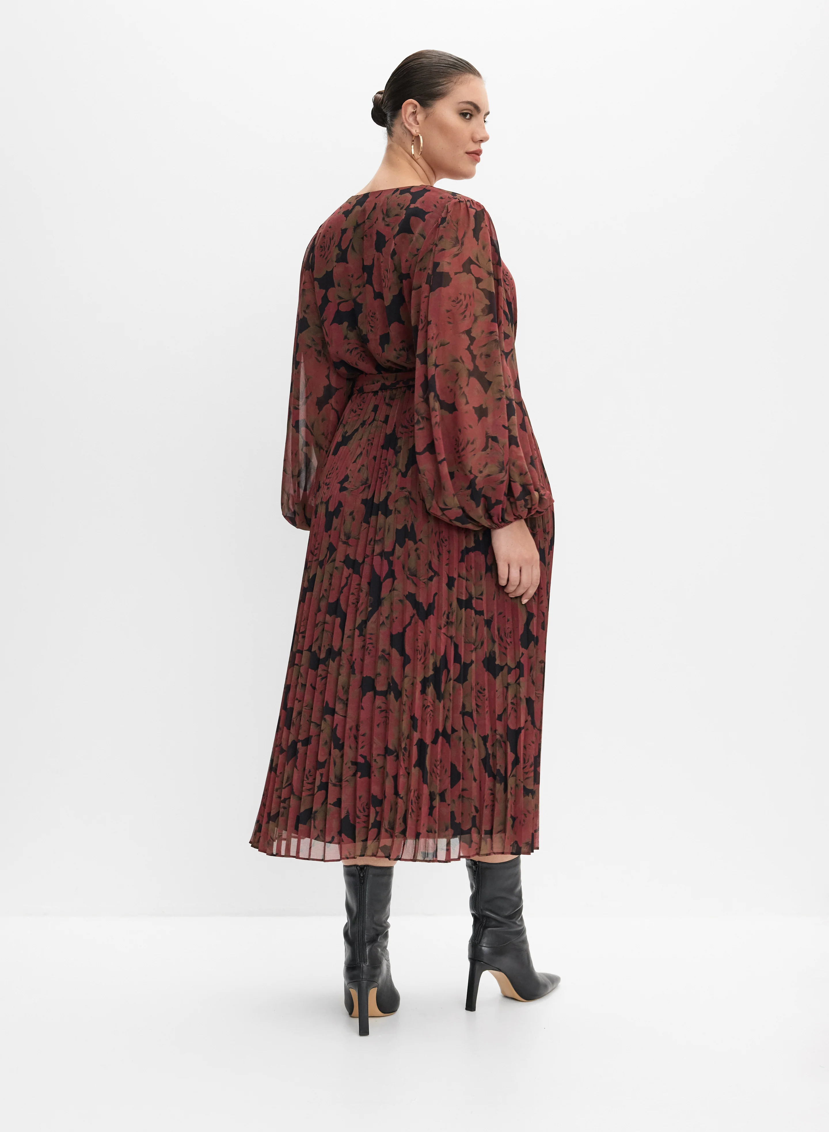 Melanie Lyne - Rose Chiffon Dress - Image 4