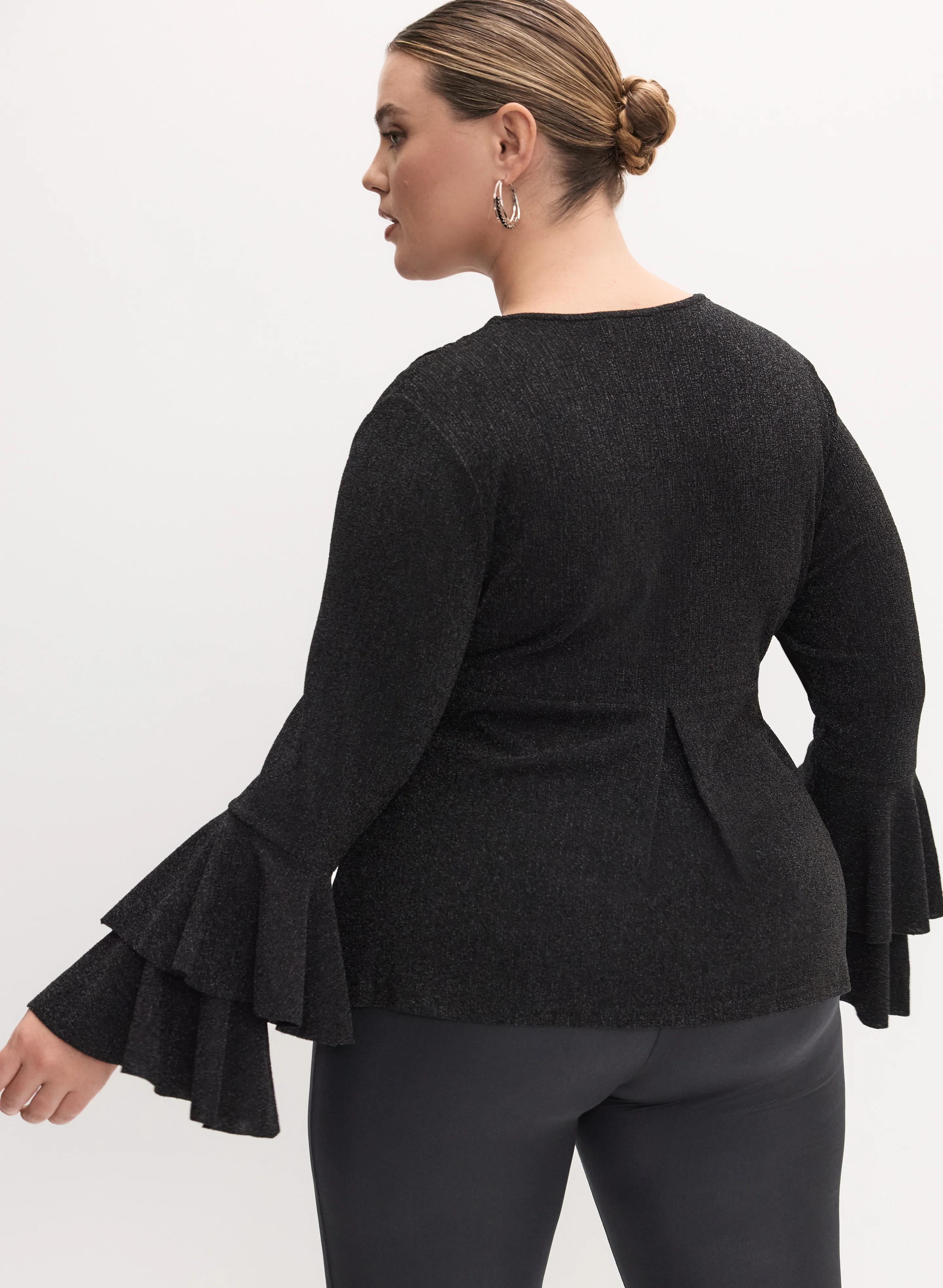 Melanie Lyne - Tiered Bell Sleeve Top - Image 4