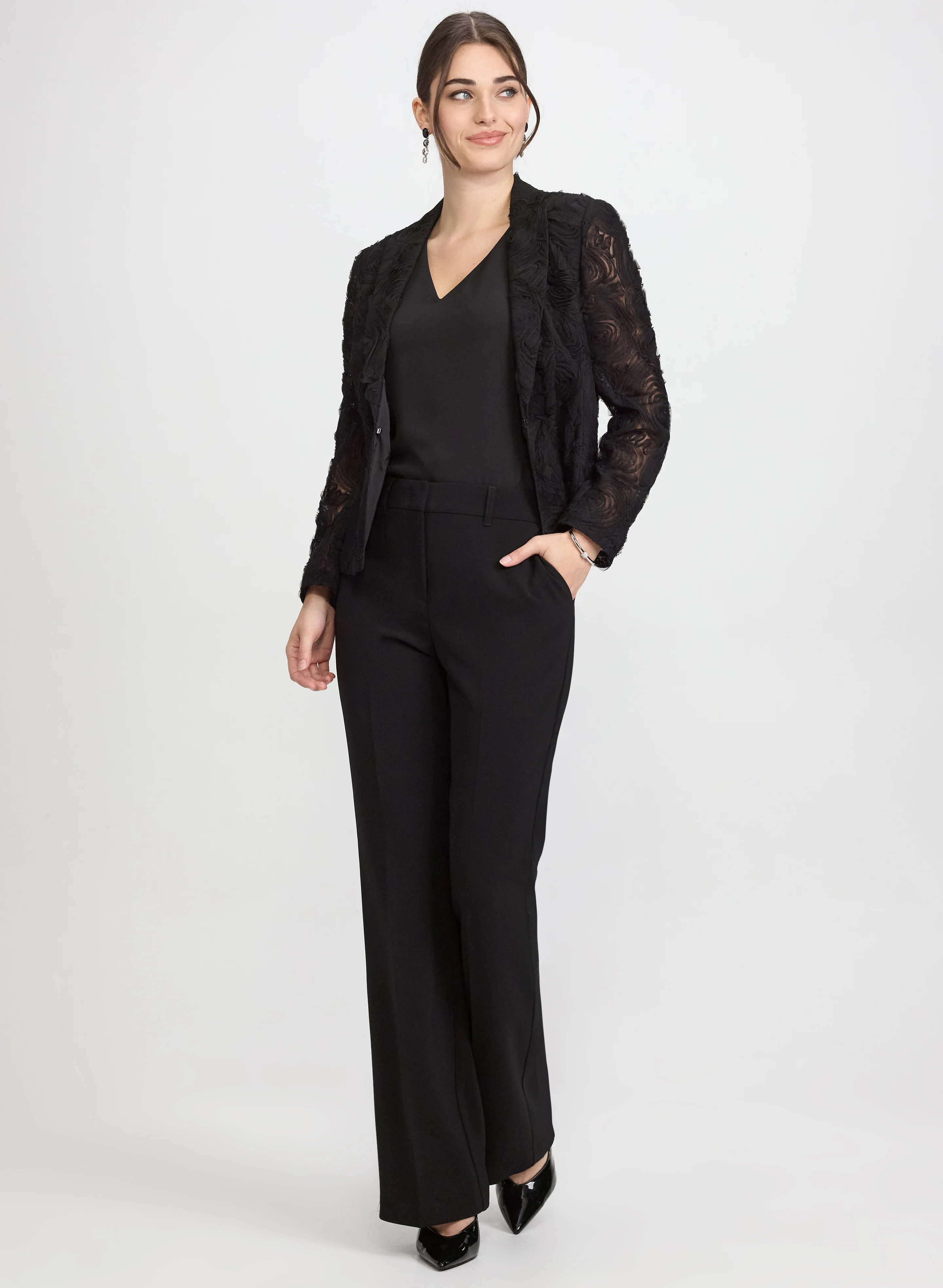 Mesh Applique Jacket - Image 3