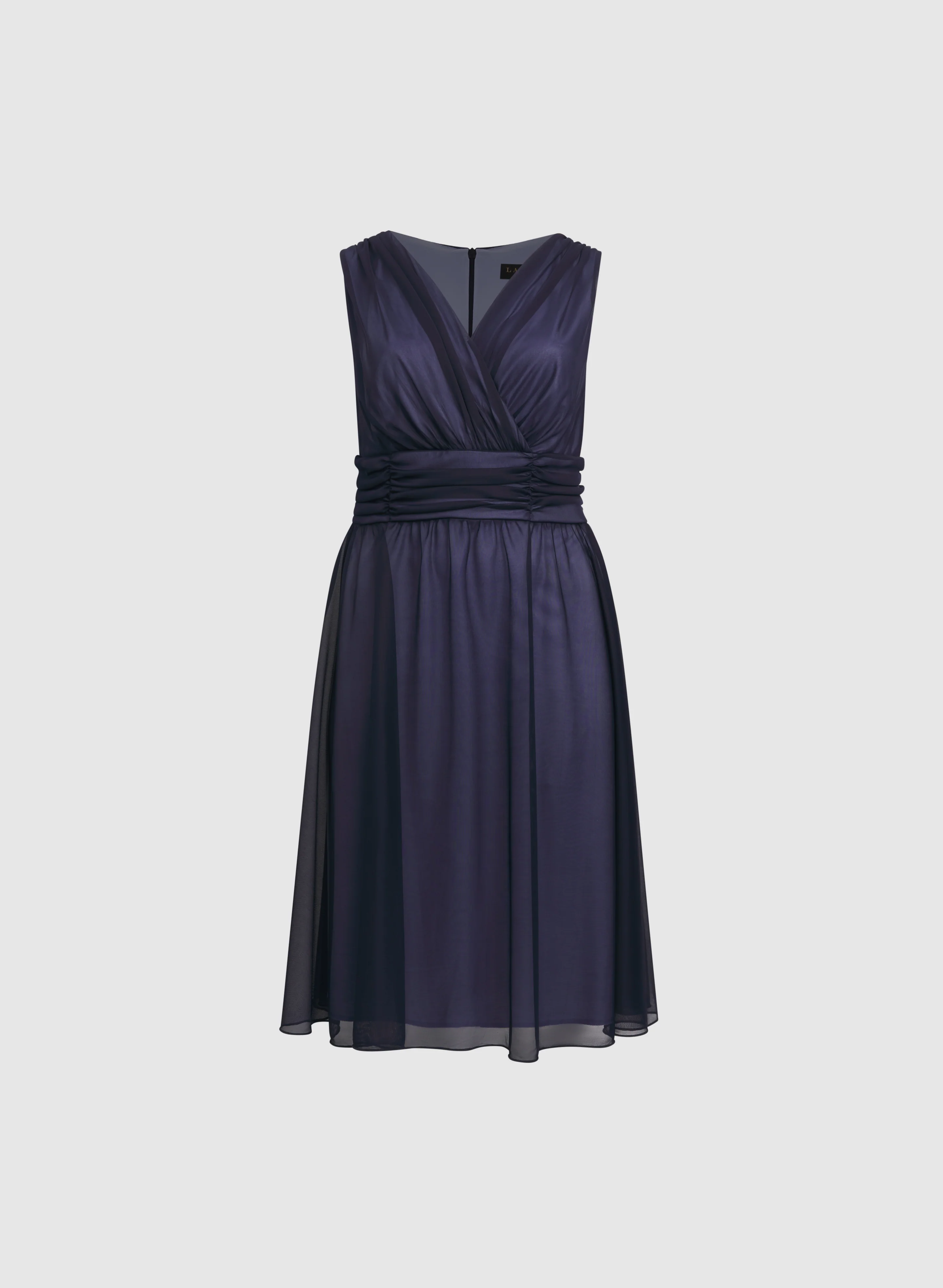 Mesh Fit and Flare Dress - Image 7