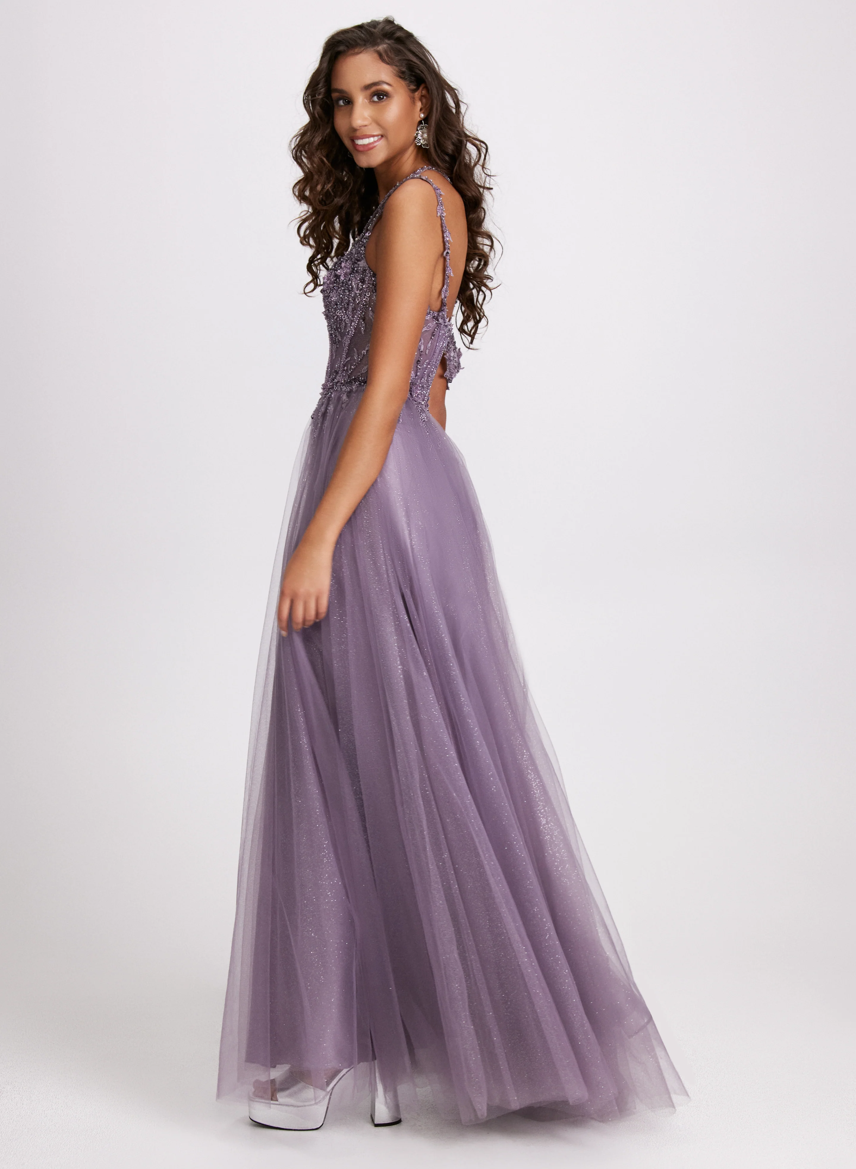 Mesh & Lace Corset Dress - Image 6