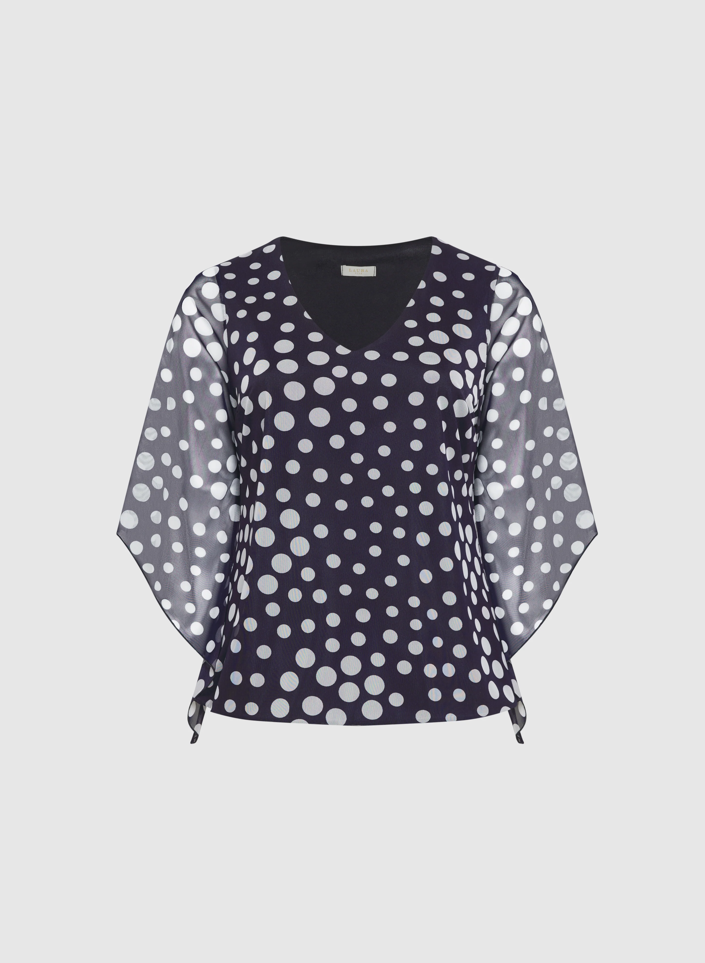 Mesh Polka Dot Top - Image 6