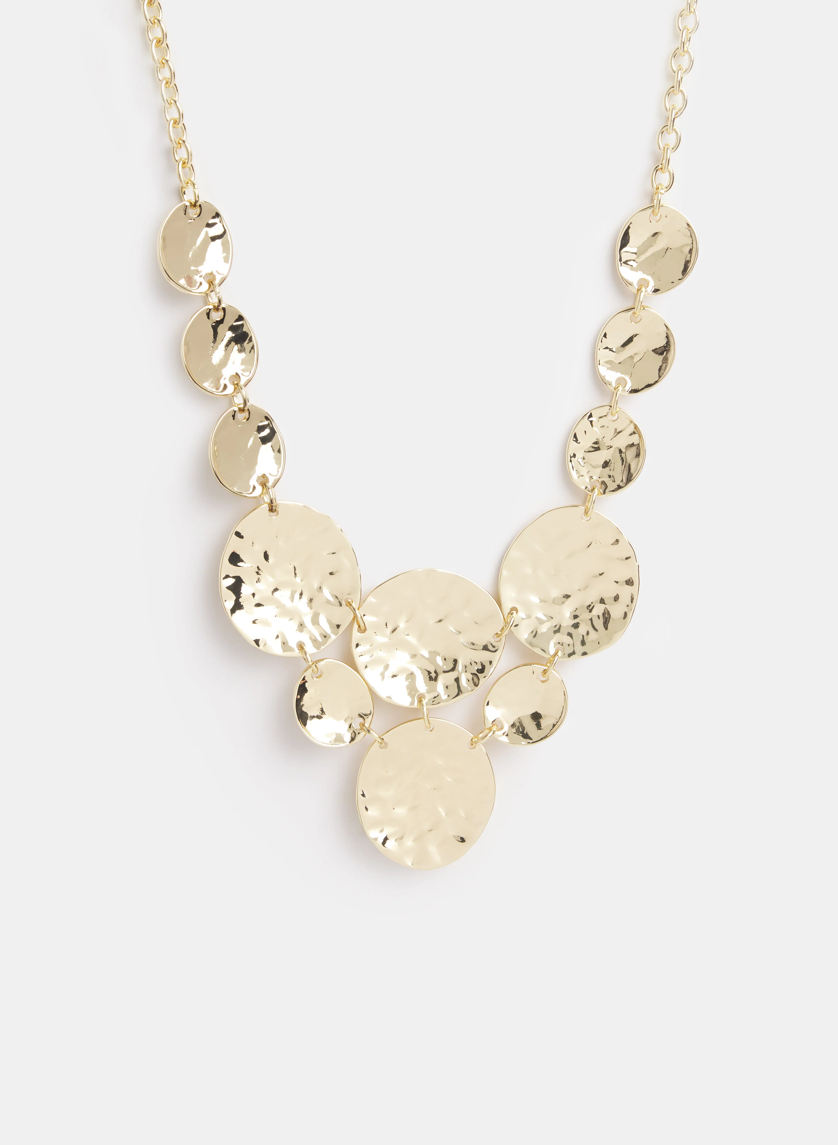 Metal Disc Necklace