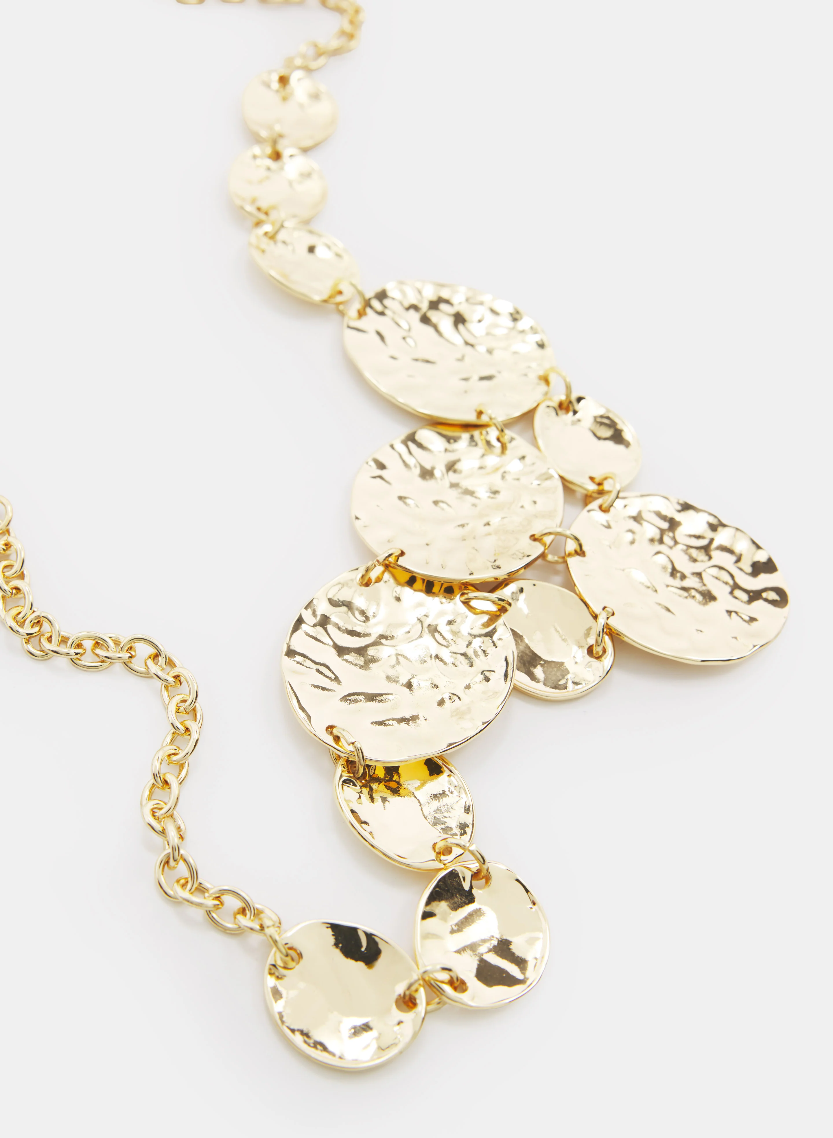 Metal Disc Necklace - Image 2
